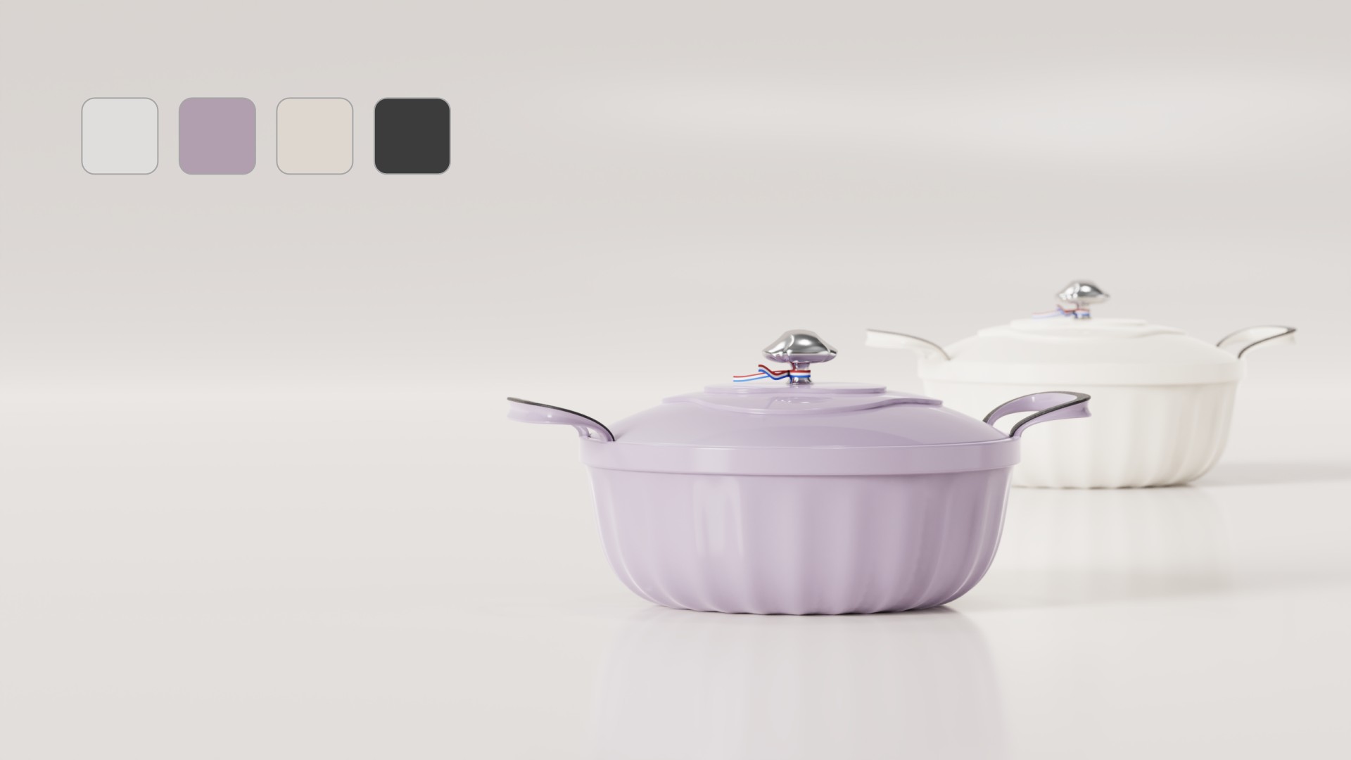 Enamel pot，Light luxury，French，Soup pot，cookware，