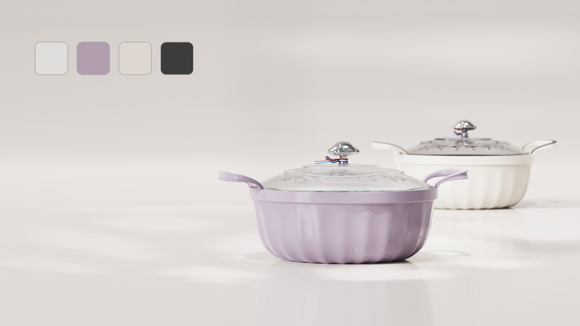 Enamel pot，Light luxury，French，Soup pot，cookware，