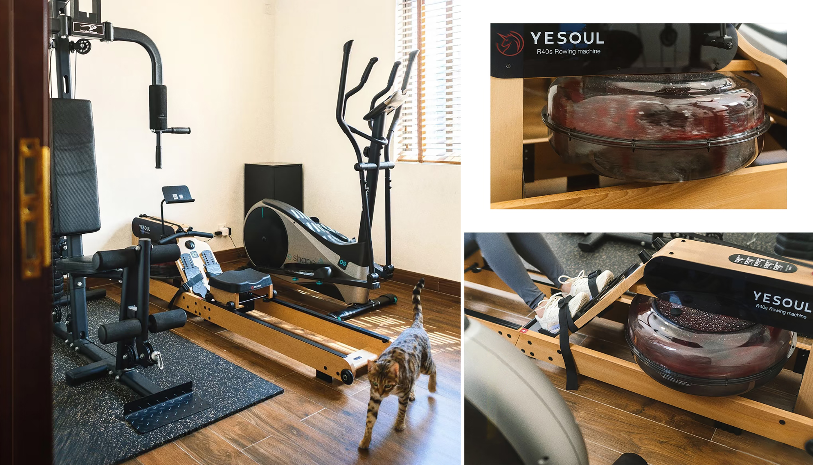 rowing machines, fitness equipment, water resistance rowing machines, adjustable resistance，