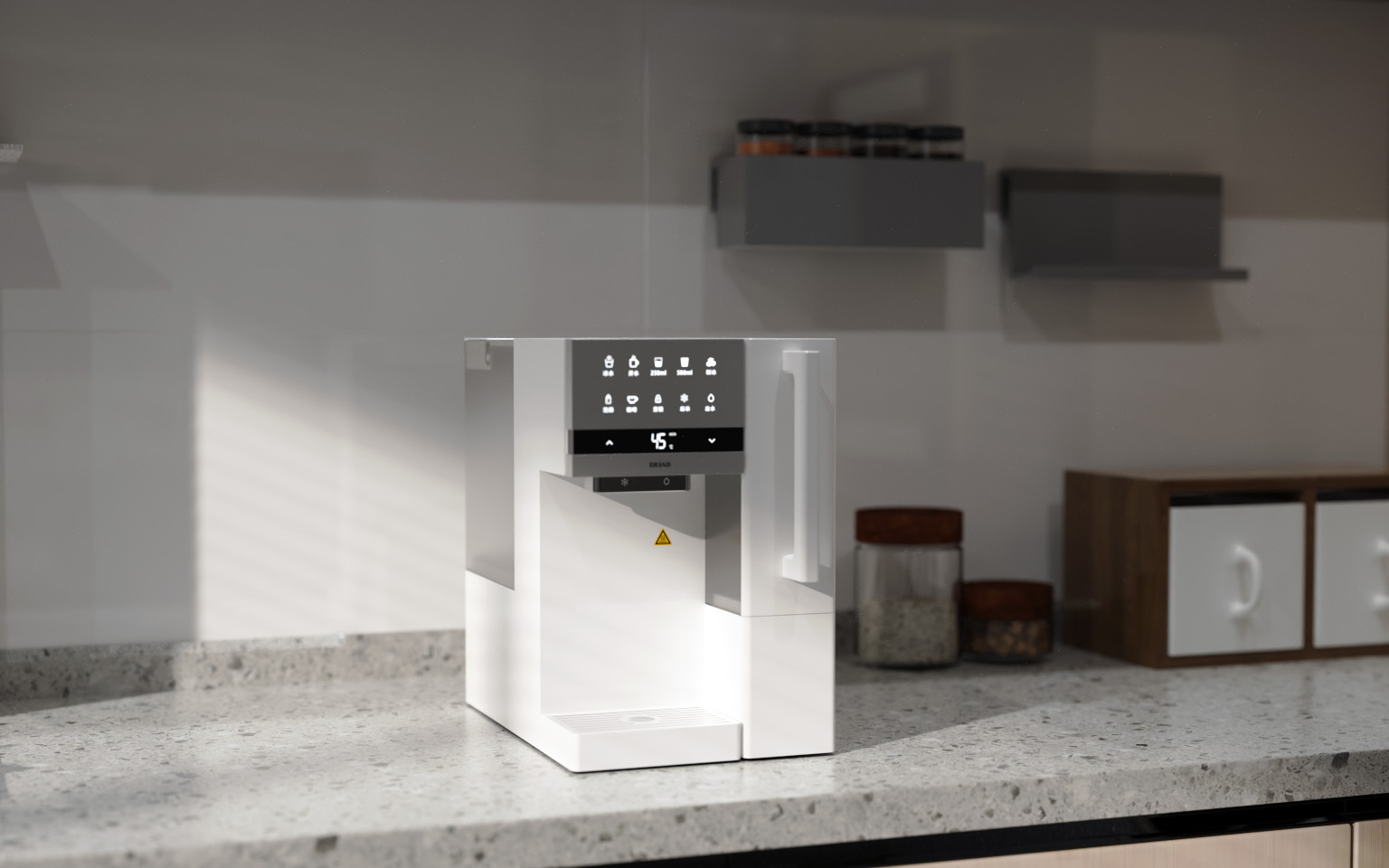 Water purifier，Ice making，household electrical appliances，Simplicity，interactive，