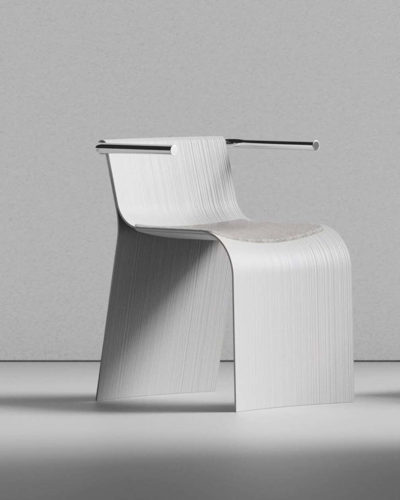 contour，Suspended handrail，Seamless design，Shaping cushion，3D printing，