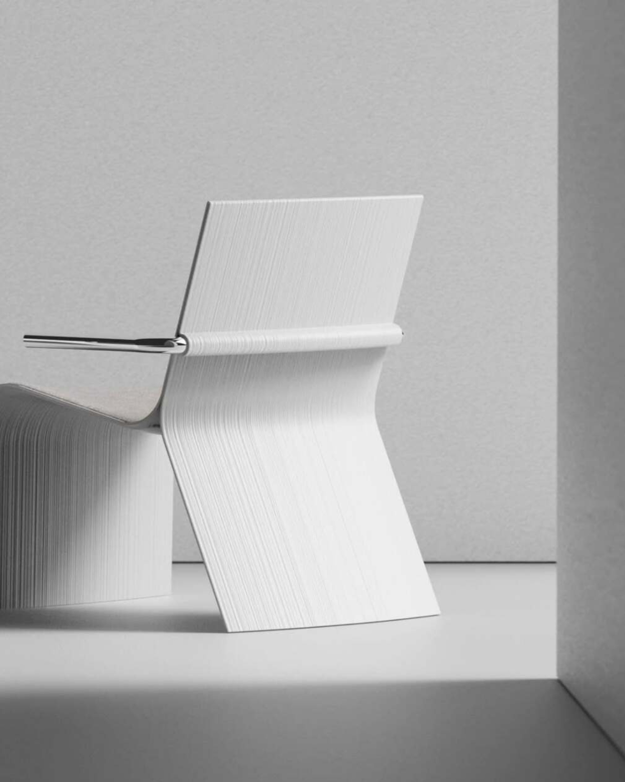 contour，Suspended handrail，Seamless design，Shaping cushion，3D printing，