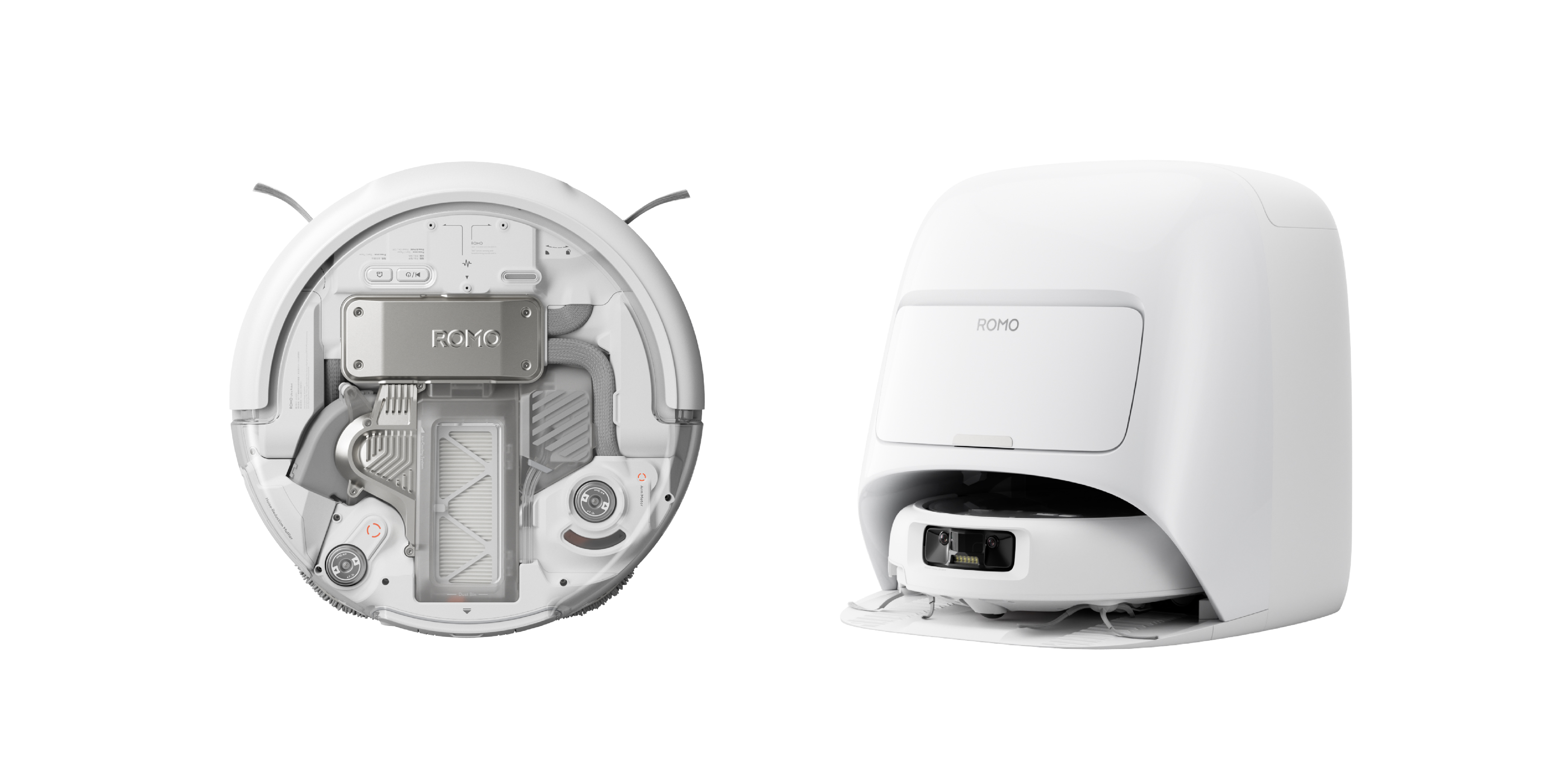 DAY，dji ，industrial design，Sweeping robot，Clean base station，transparent，