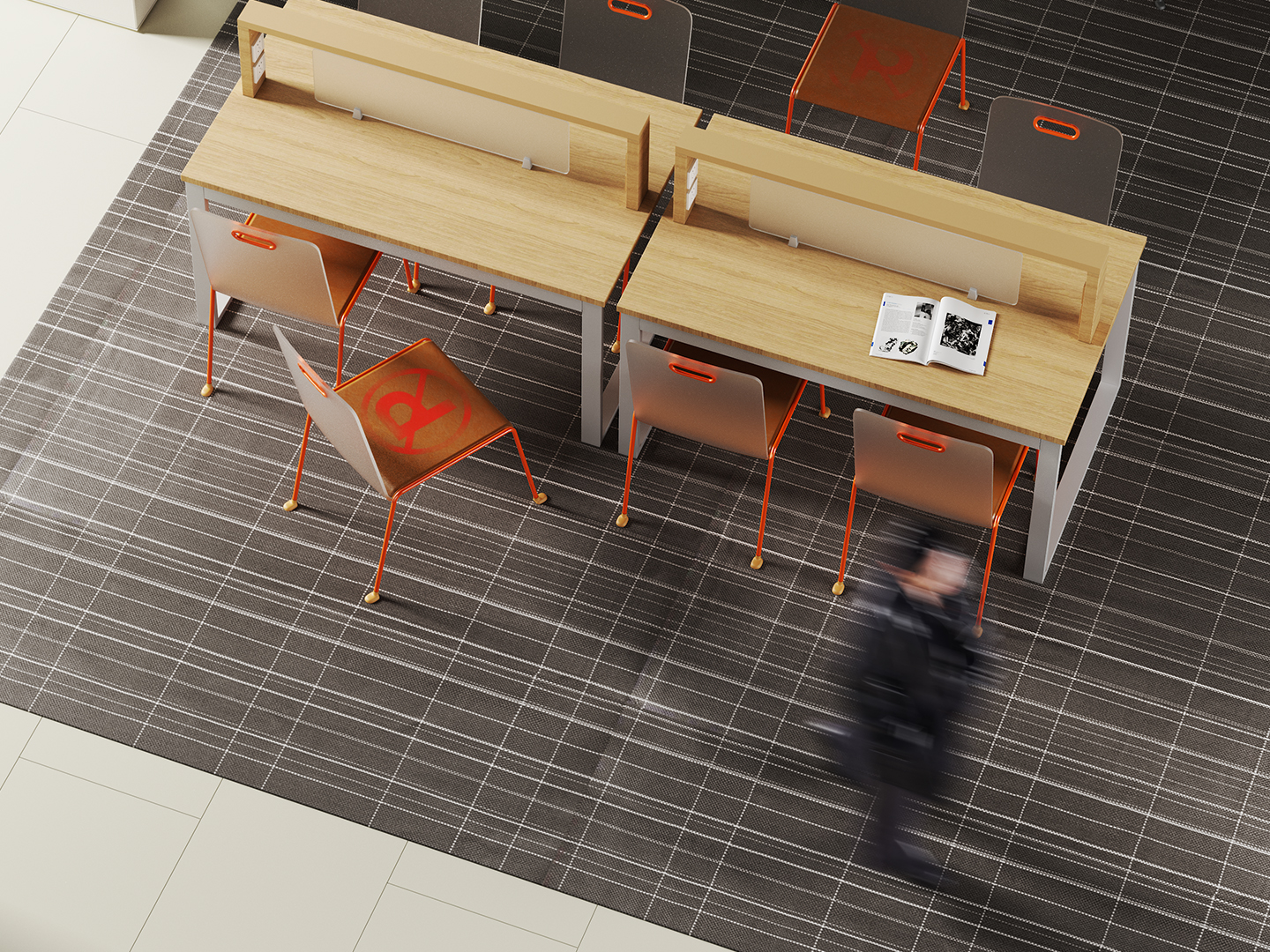 occupy a seat，library，Thermosensitive，chair，