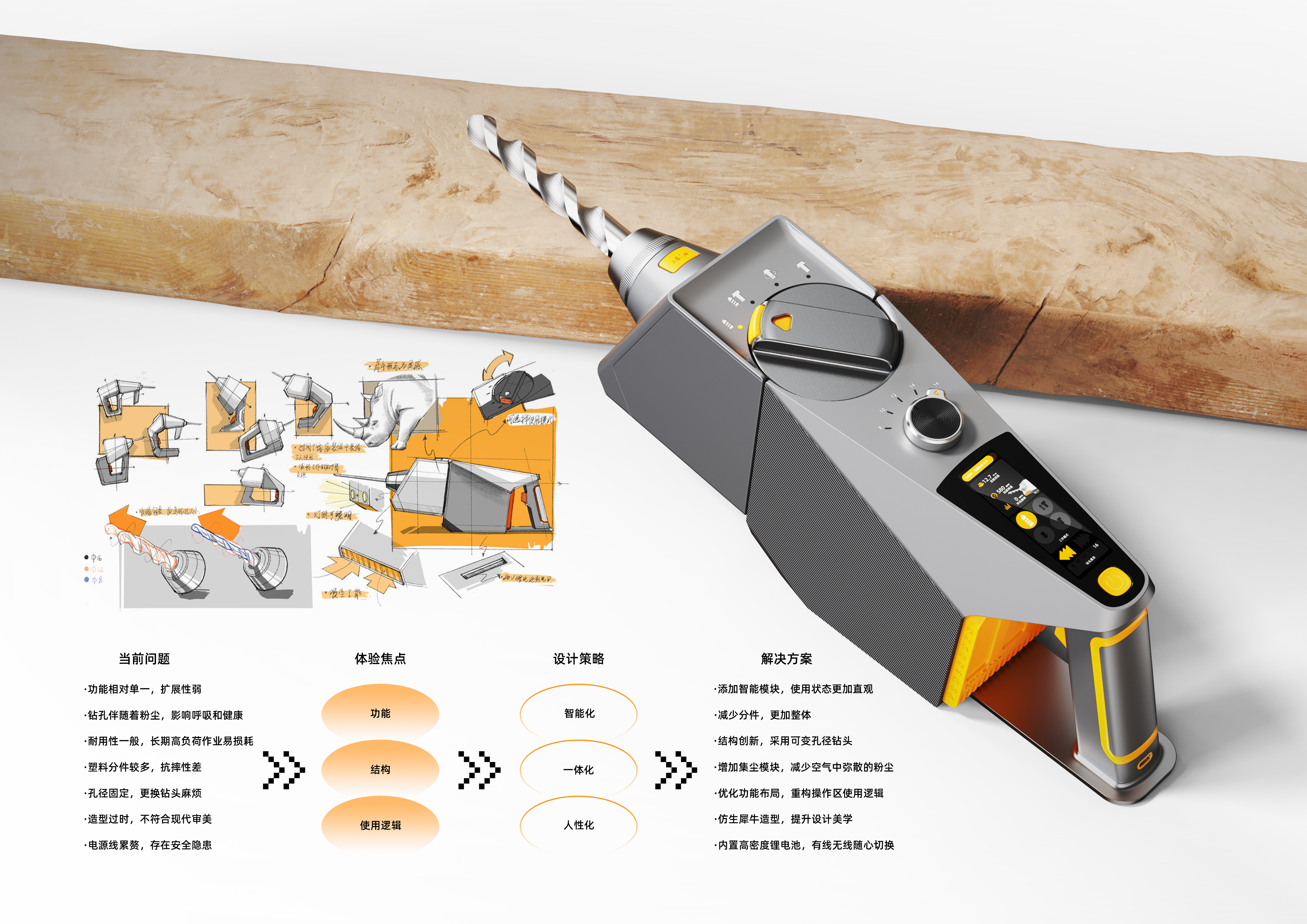 Electric hammer，Electric drill，rhinoceros，Electric tool，