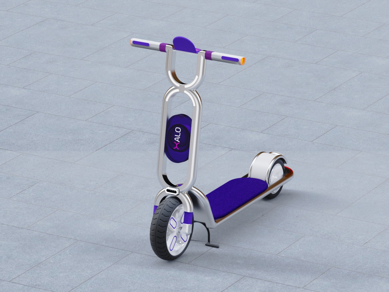 Electric scooter，Safe travel，Traffic solution，Xalo Mobile System，