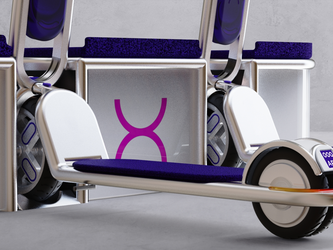 Electric scooter，Safe travel，Traffic solution，Xalo Mobile System，