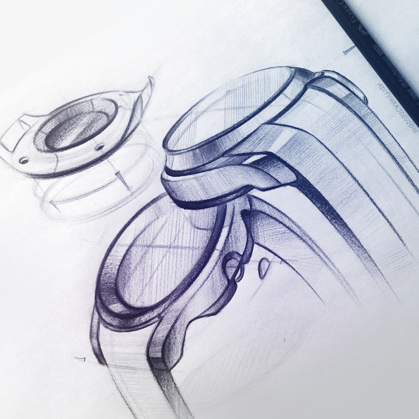 Hand drawn，