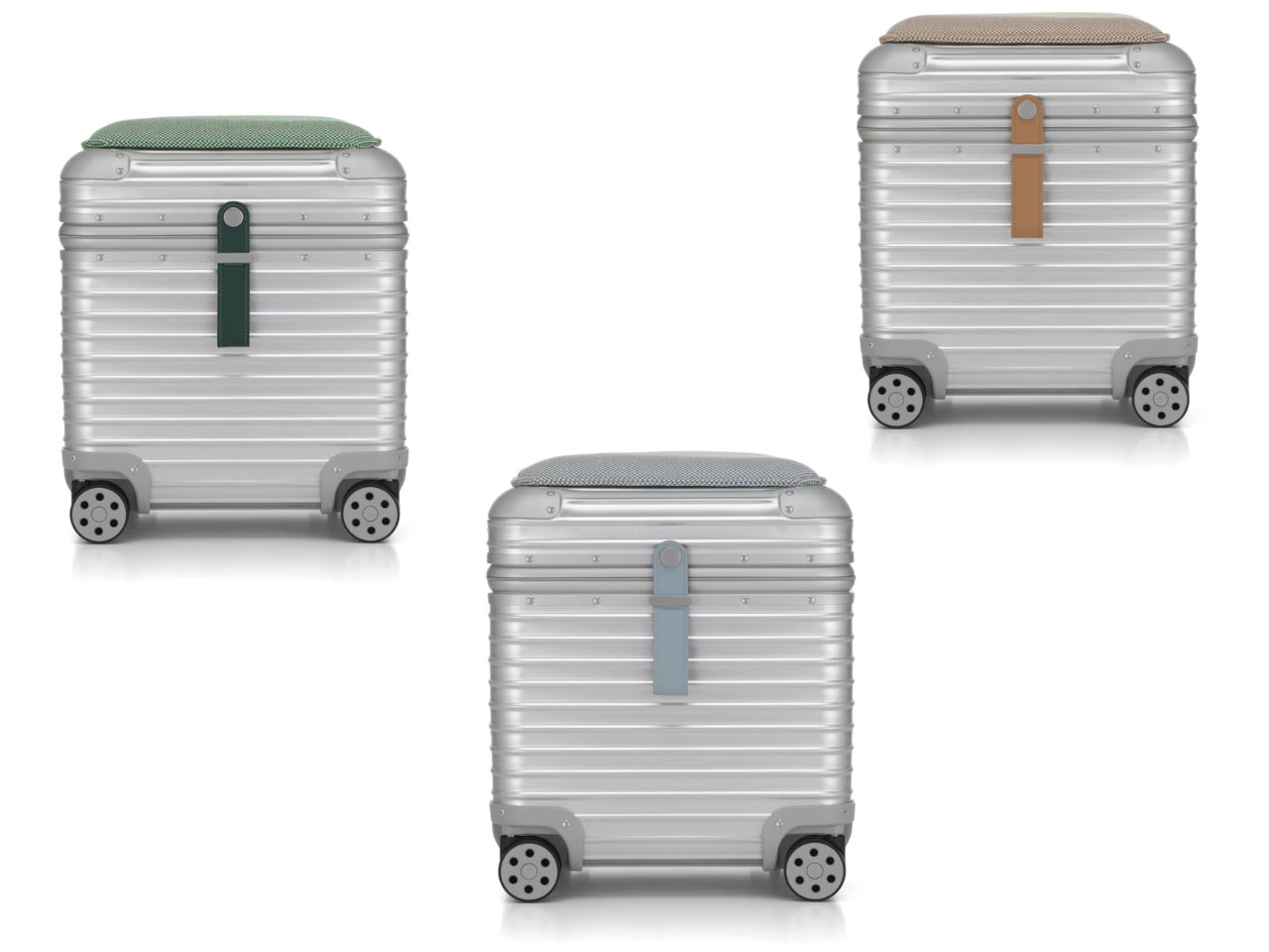 Aluminium，Limited Edition Furniture，Suitcase design，WIDTH，Rimova，