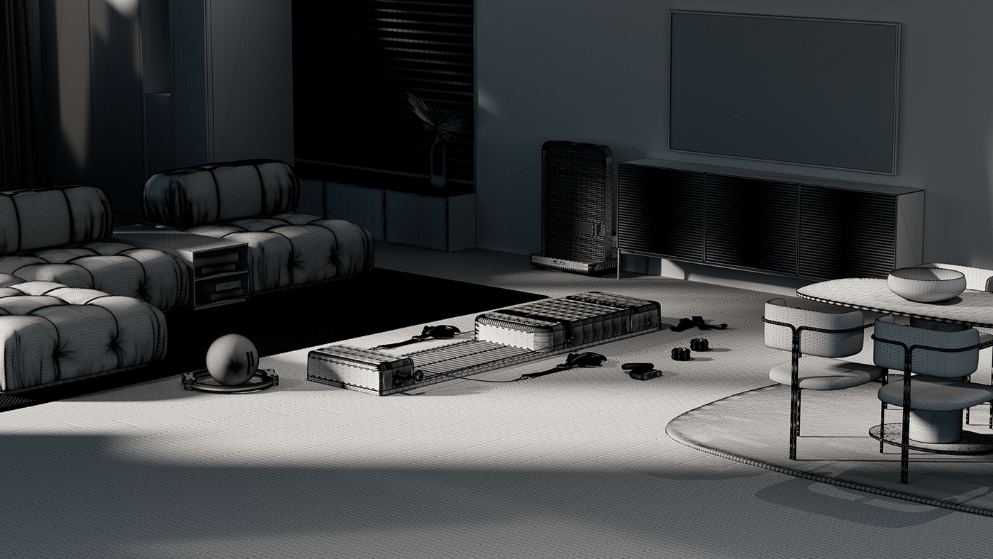 Pilata，Fitness tools，animation，3D art，