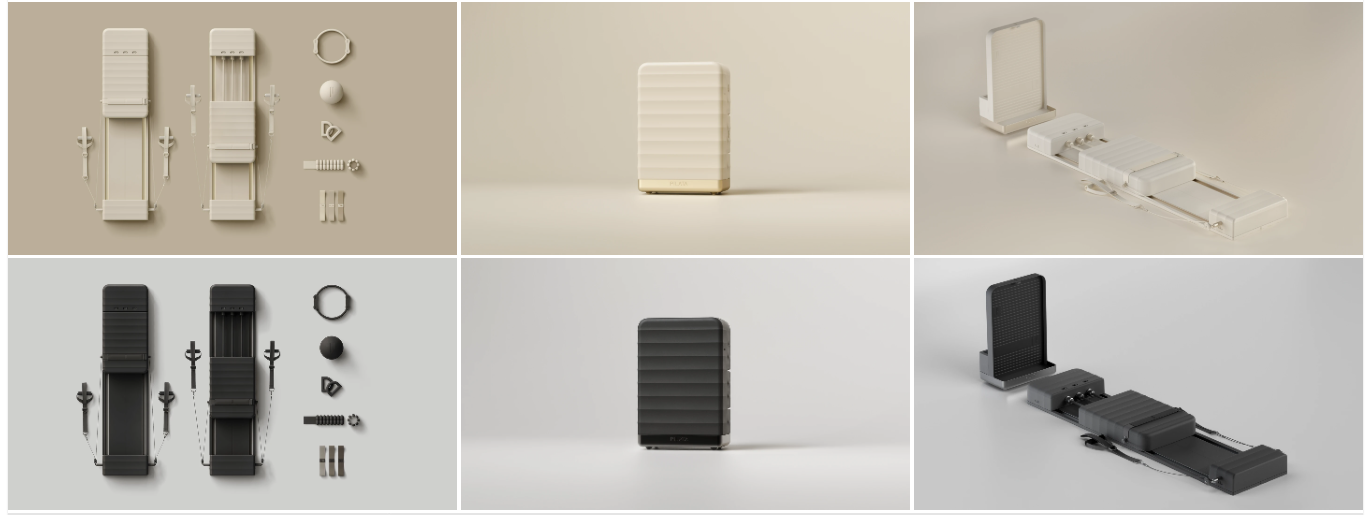 Pilata，Fitness tools，animation，3D art，