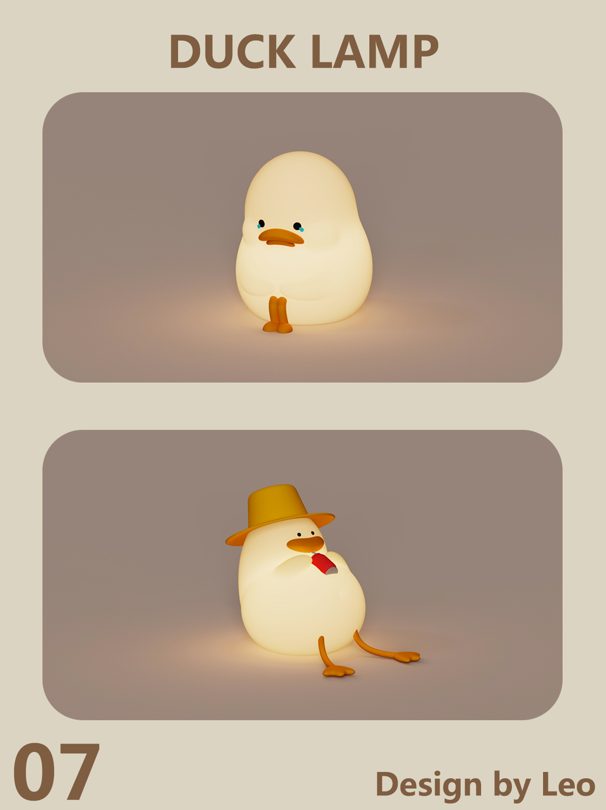 Silicone lamp, night light, atmosphere light, lovely wind，