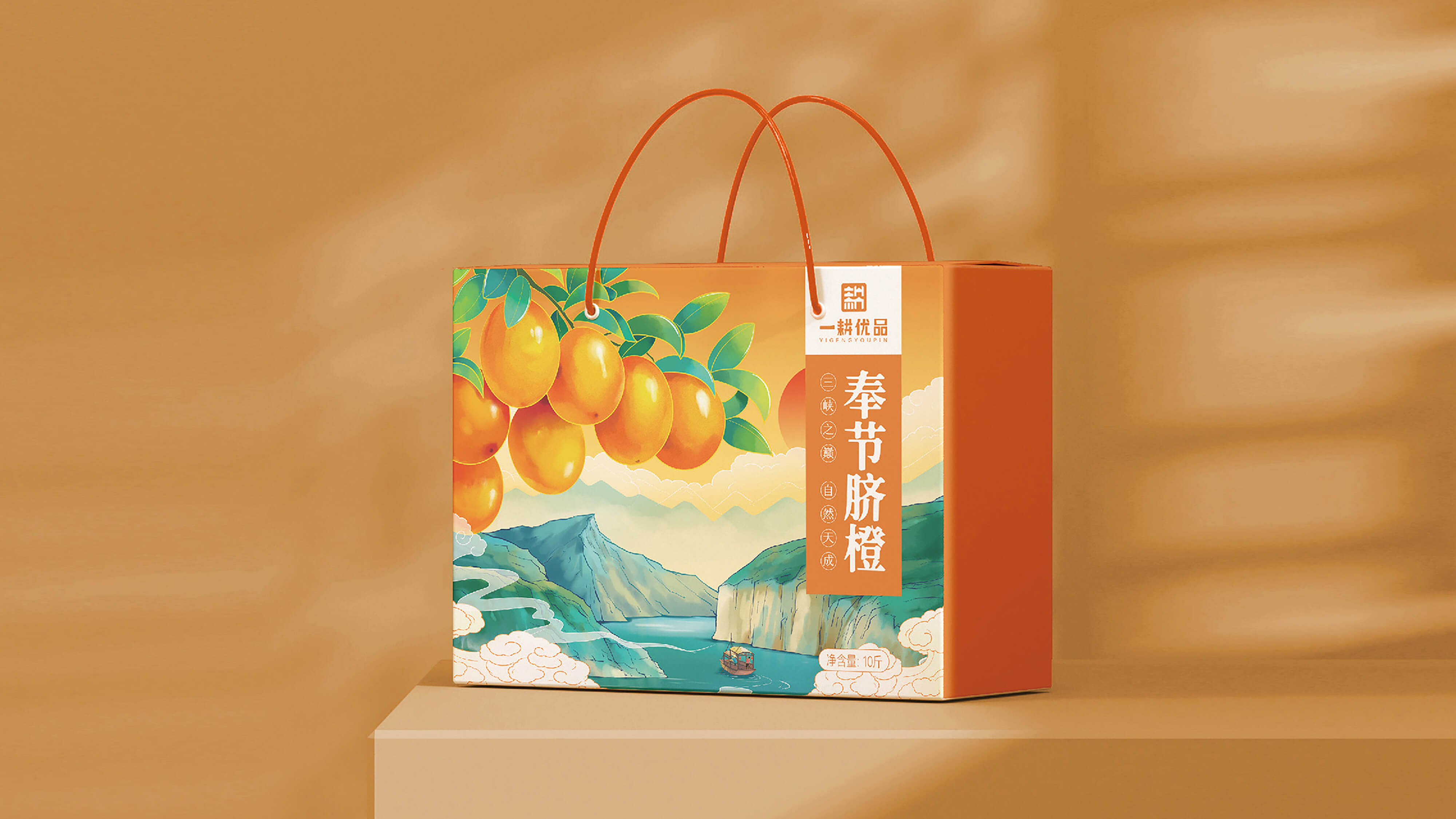 Navel Orange Packaging Design，Navel Orange Packaging Design，
