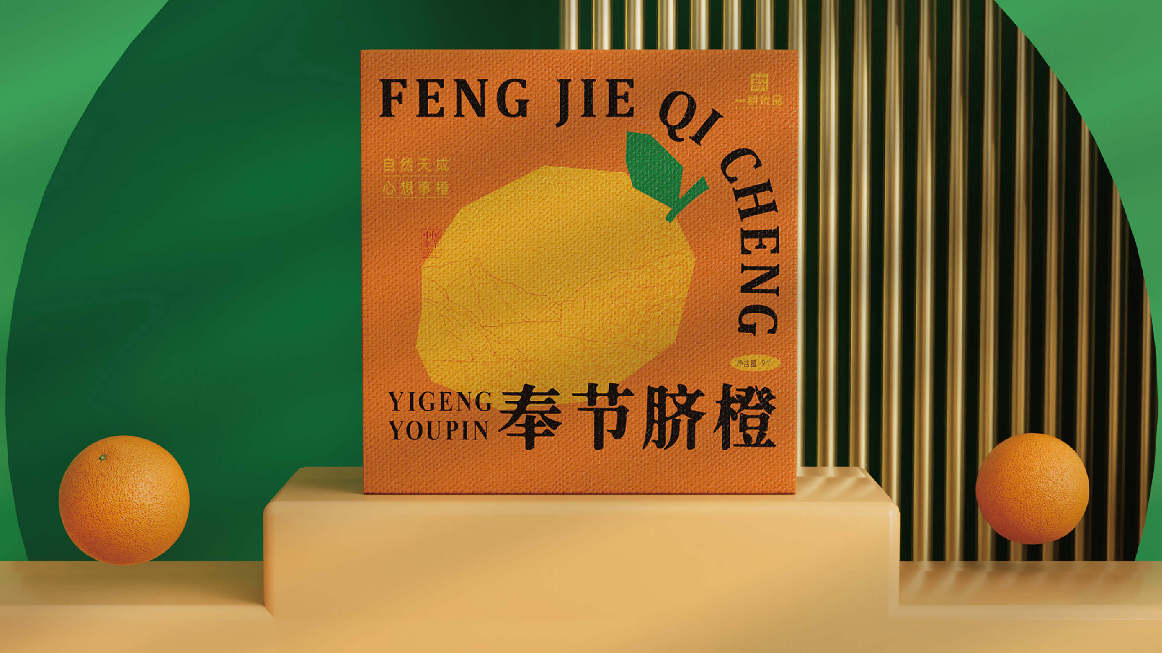 Navel Orange Packaging Design，Navel Orange Packaging Design，