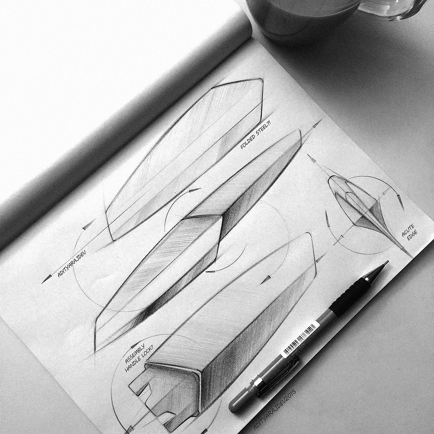 Hand drawn，