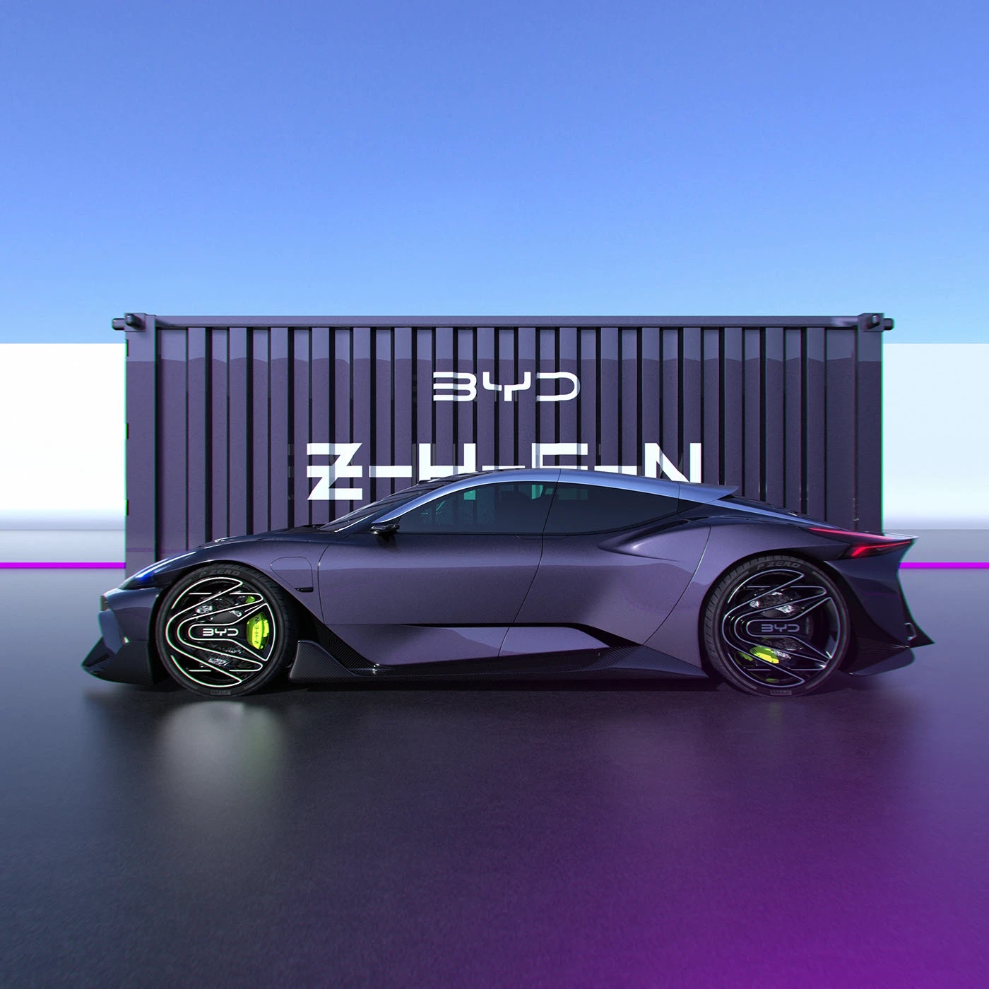 automobile，Sports car，BYD ZHEN，BYD，