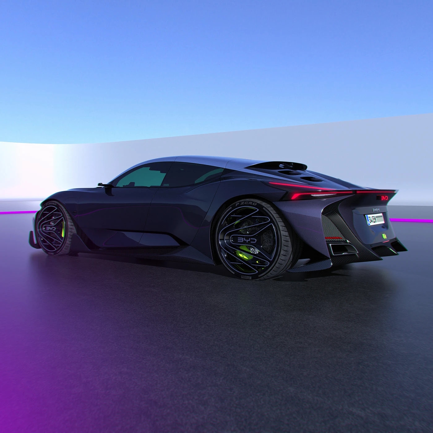 automobile，Sports car，BYD ZHEN，BYD，