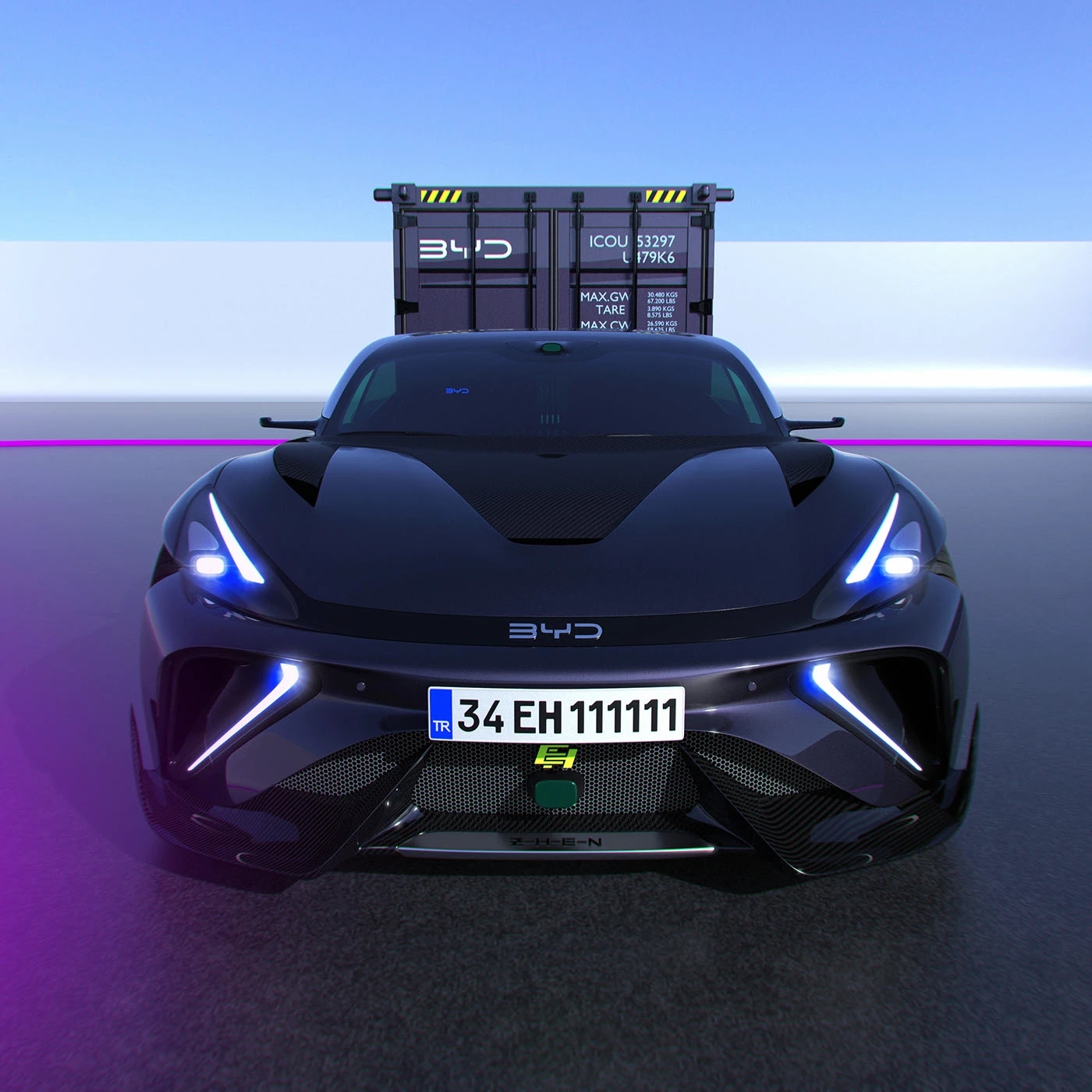 automobile，Sports car，BYD ZHEN，BYD，