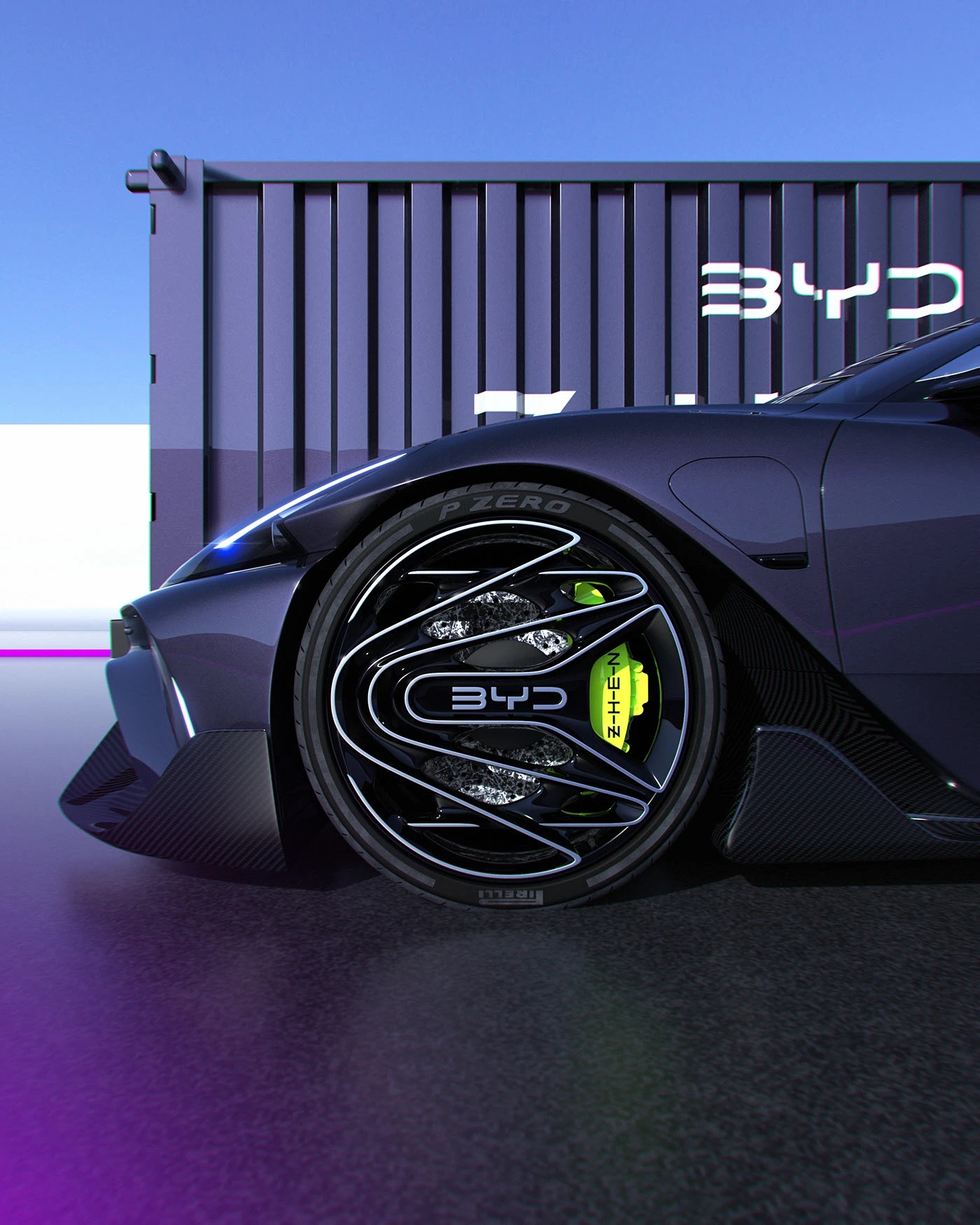 automobile，Sports car，BYD ZHEN，BYD，