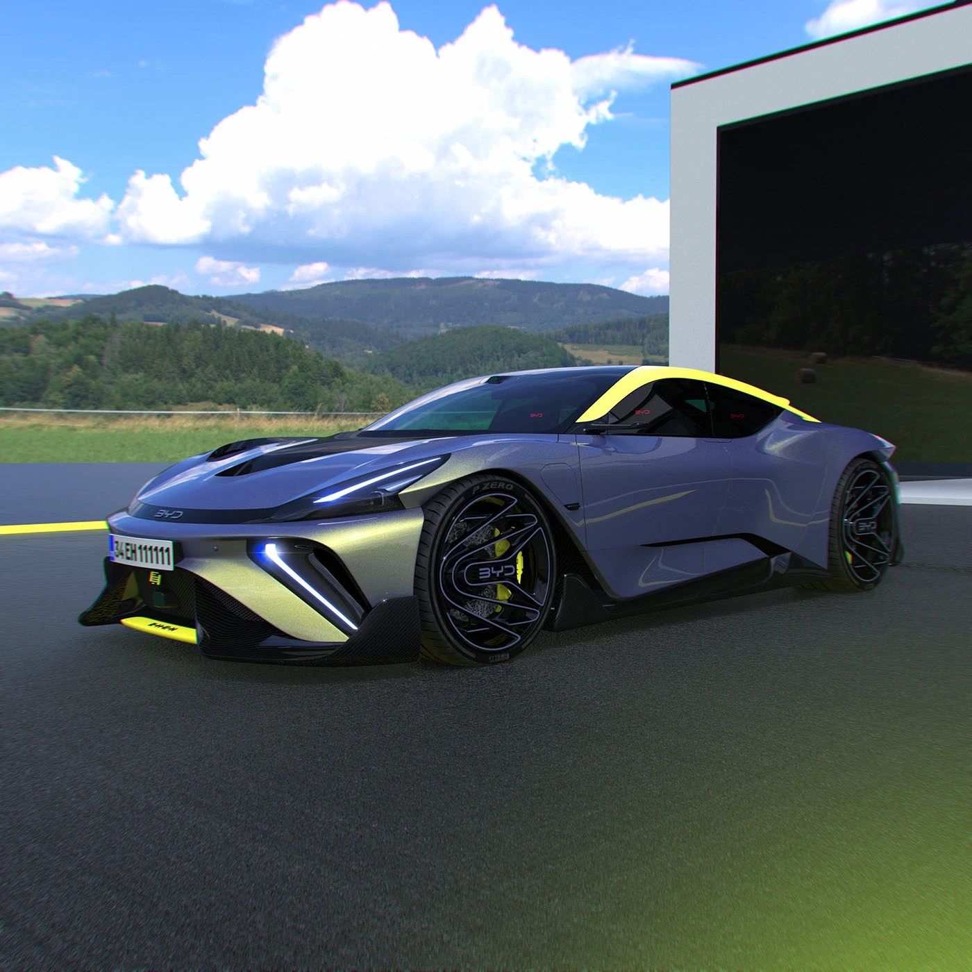 automobile，Sports car，BYD ZHEN，BYD，