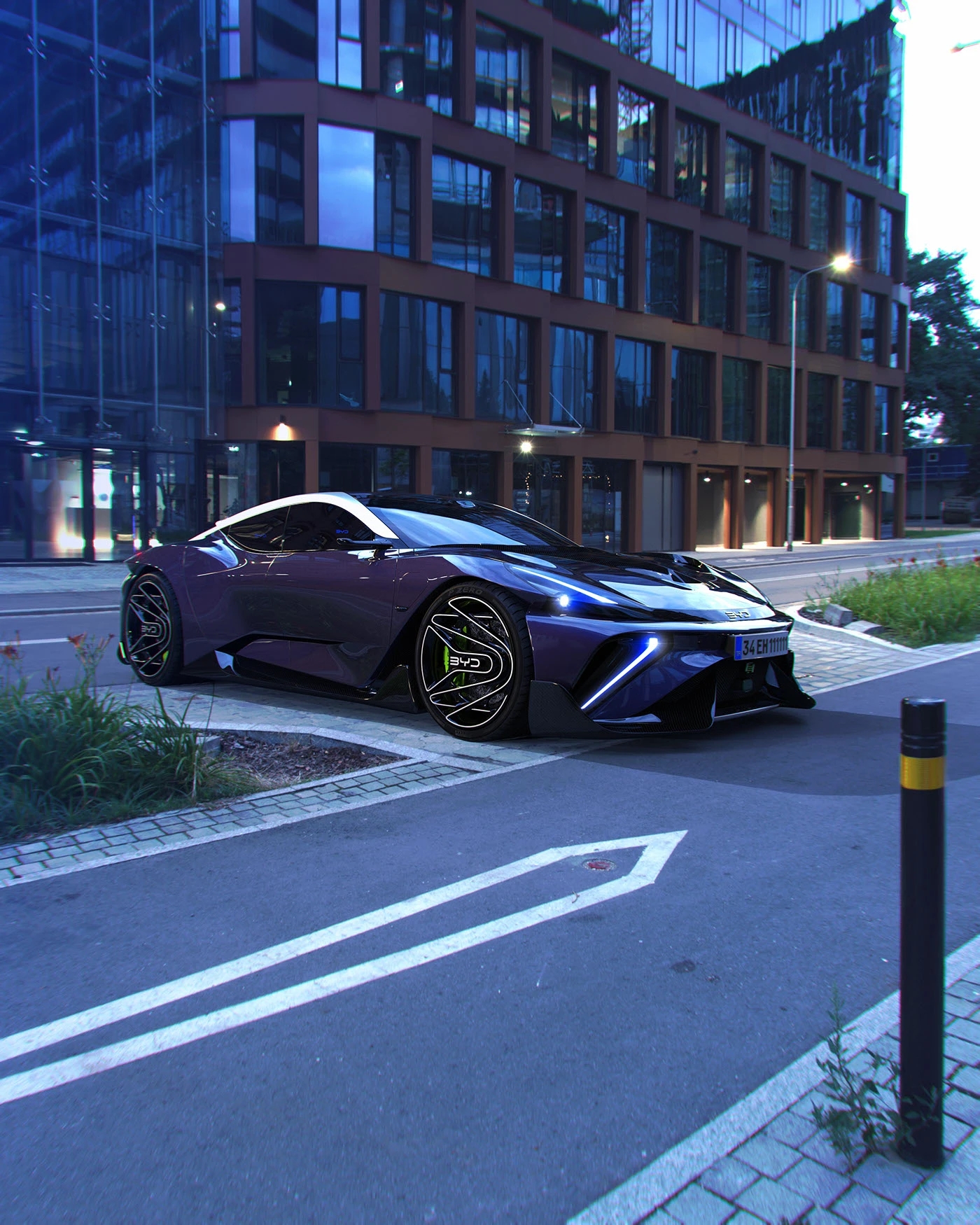 automobile，Sports car，BYD ZHEN，BYD，