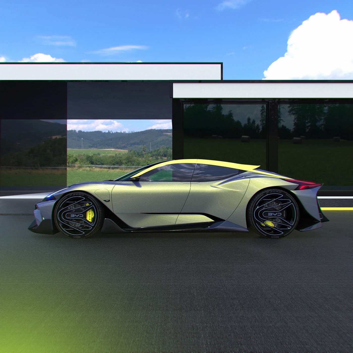 automobile，Sports car，BYD ZHEN，BYD，