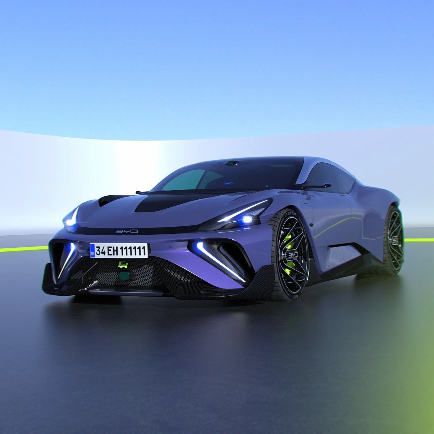 automobile，Sports car，BYD ZHEN，BYD，