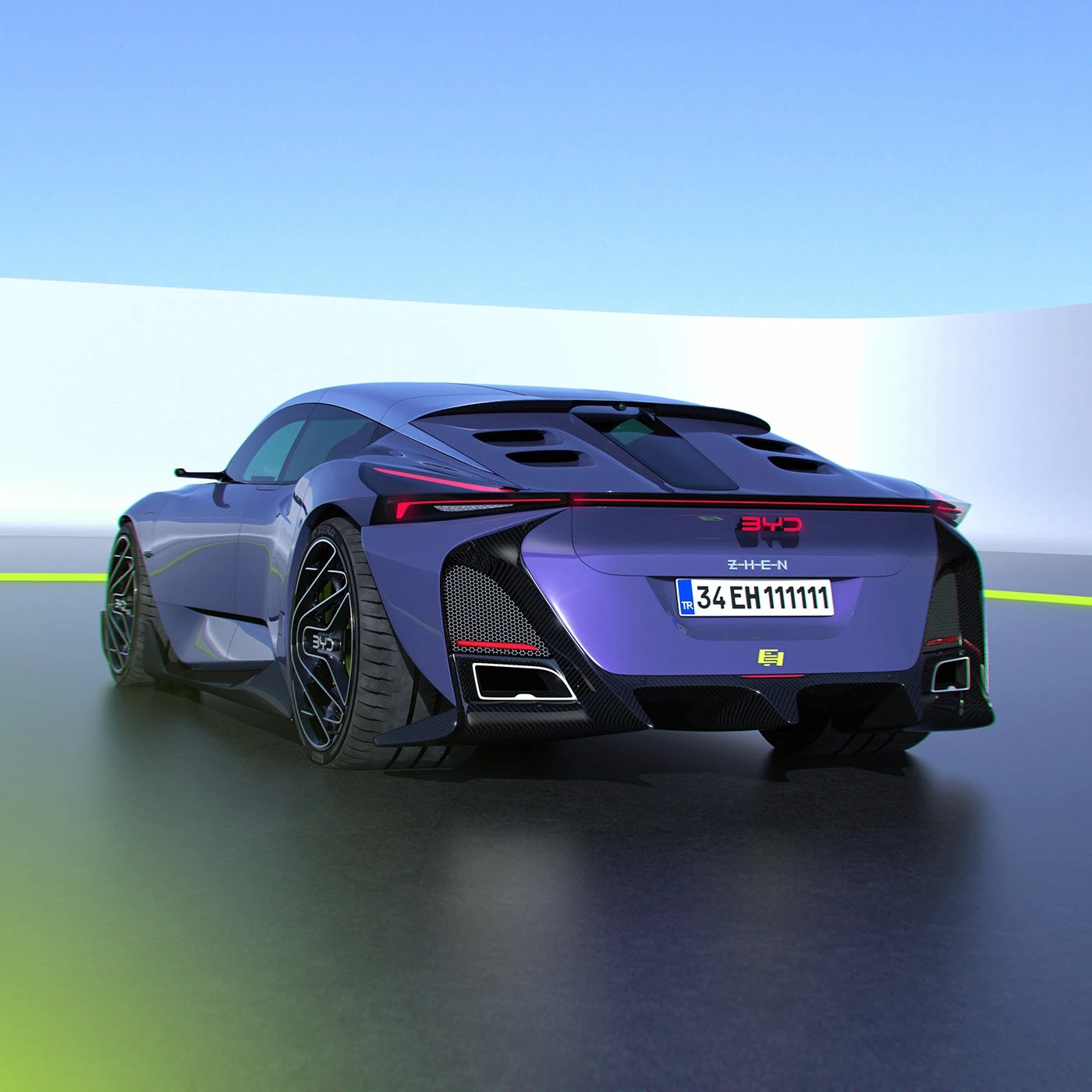 automobile，Sports car，BYD ZHEN，BYD，