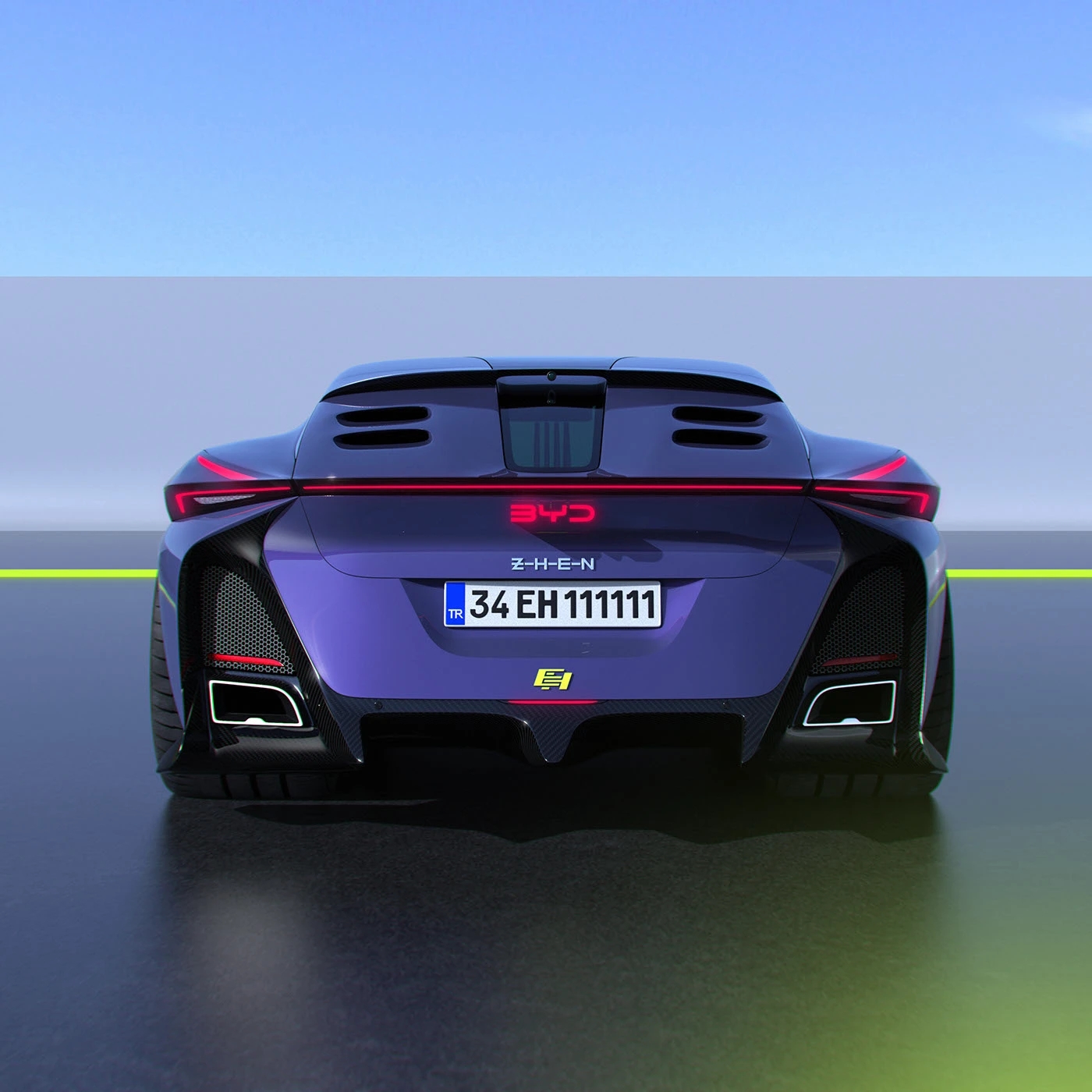automobile，Sports car，BYD ZHEN，BYD，