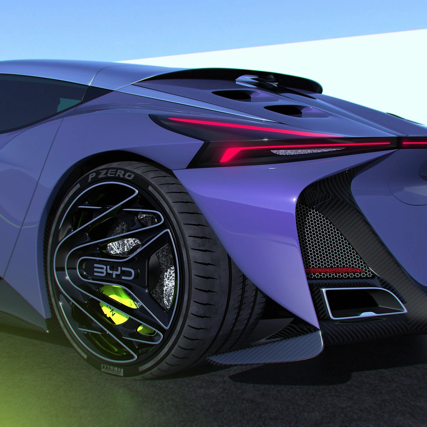 automobile，Sports car，BYD ZHEN，BYD，