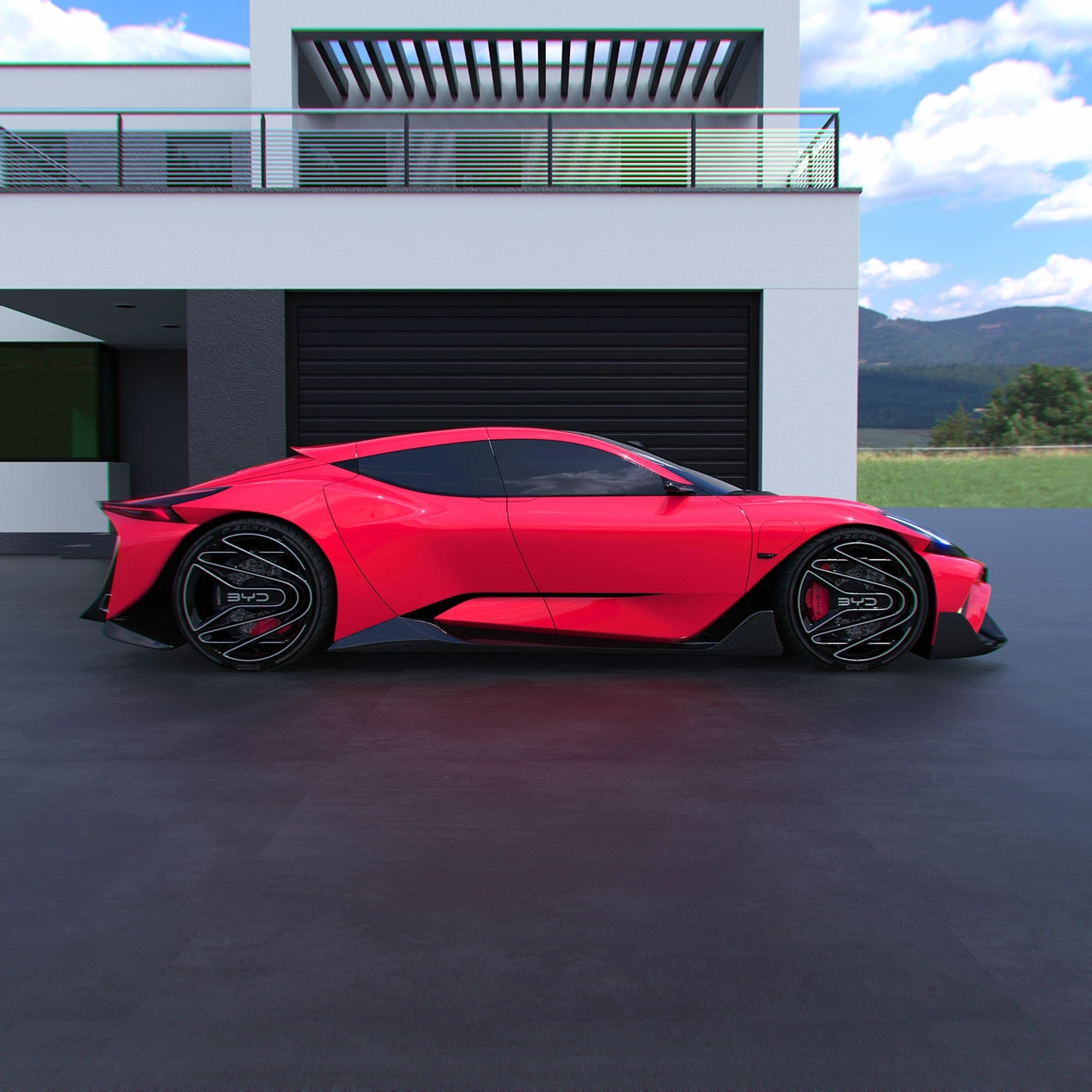 automobile，Sports car，BYD ZHEN，BYD，