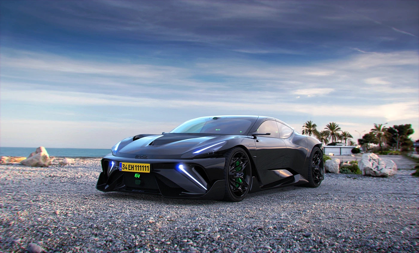 automobile，Sports car，BYD ZHEN，BYD，