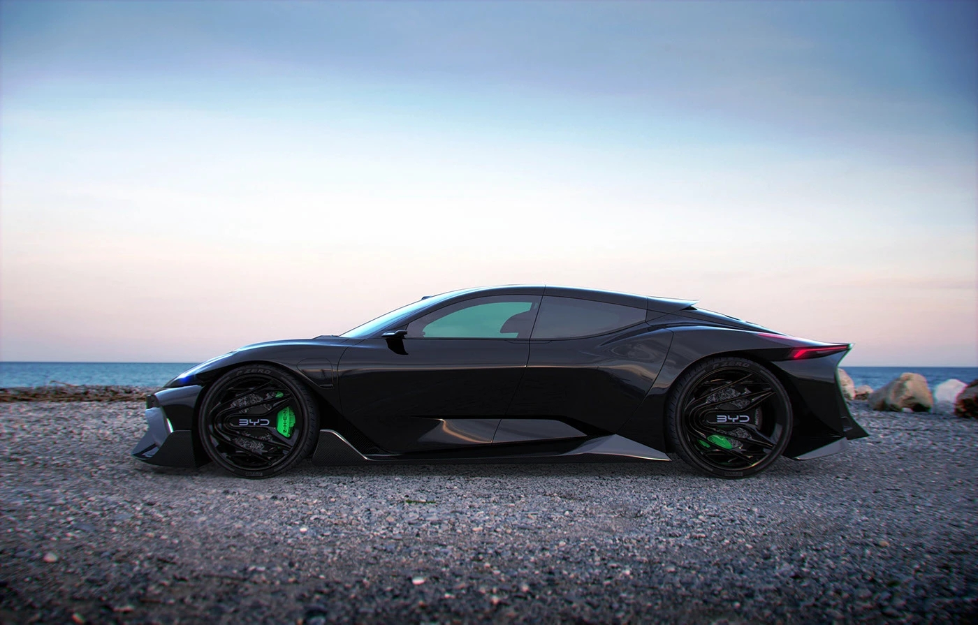 automobile，Sports car，BYD ZHEN，BYD，