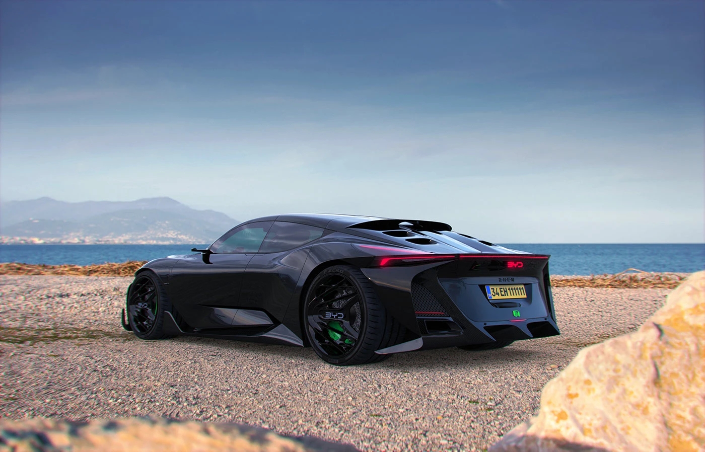 automobile，Sports car，BYD ZHEN，BYD，