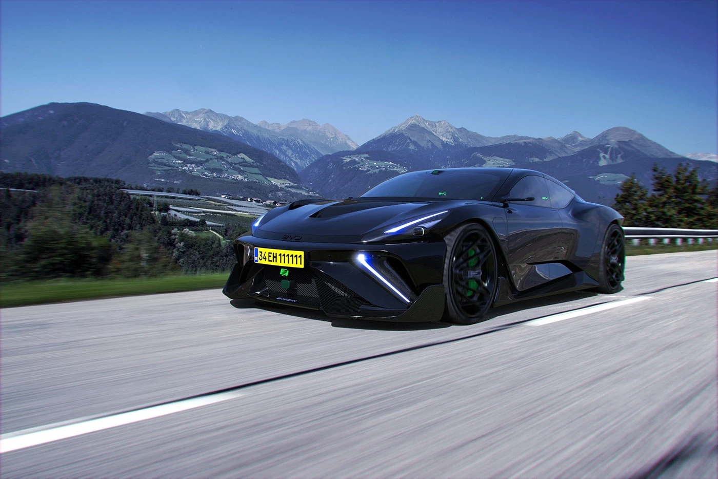 automobile，Sports car，BYD ZHEN，BYD，