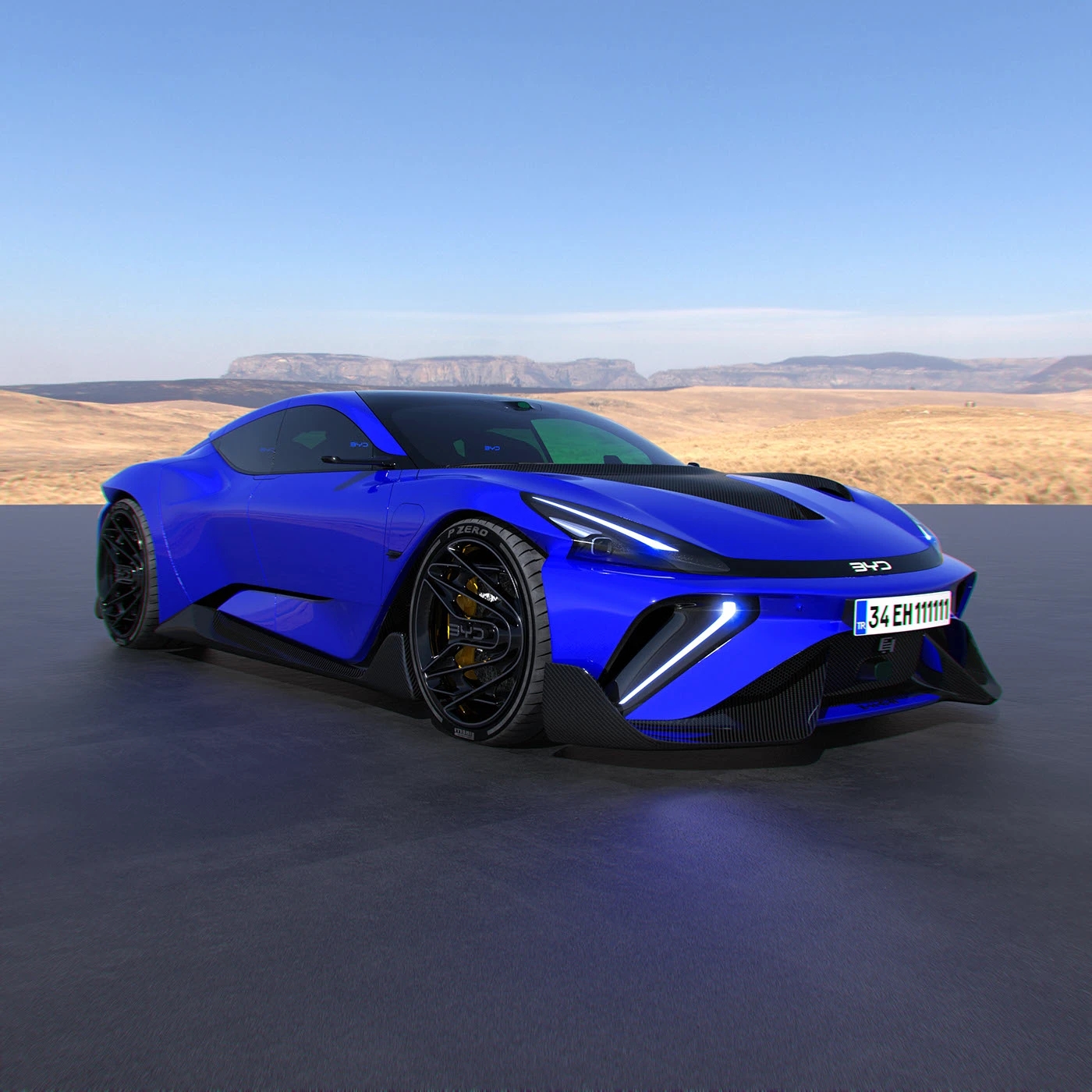 automobile，Sports car，BYD ZHEN，BYD，