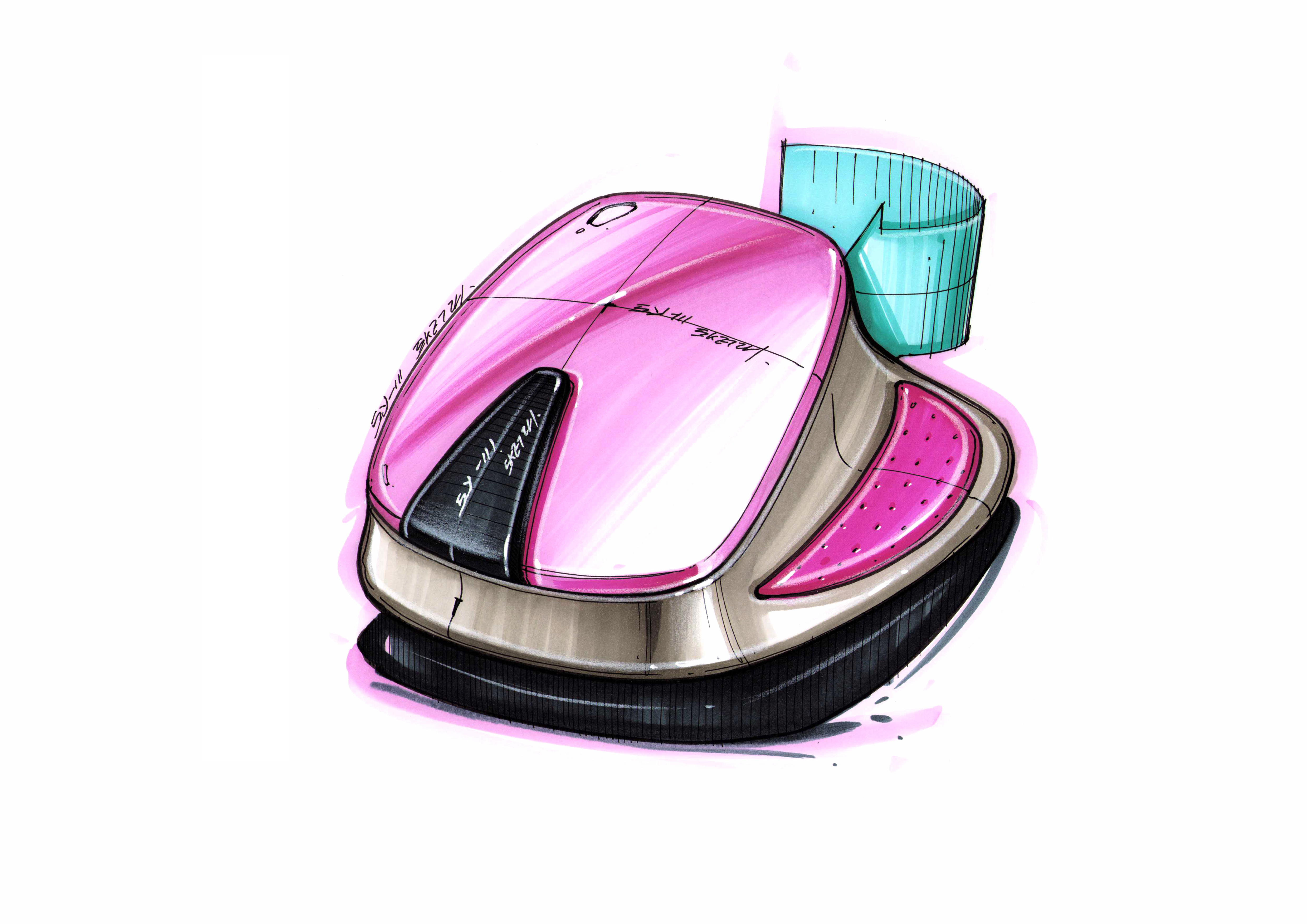 Hand drawn product design，product design，industrial design，Hand drawn industrial design，Mark pen coloring，Product design postgraduate entrance examination，Postgraduate entrance examination for industrial design，