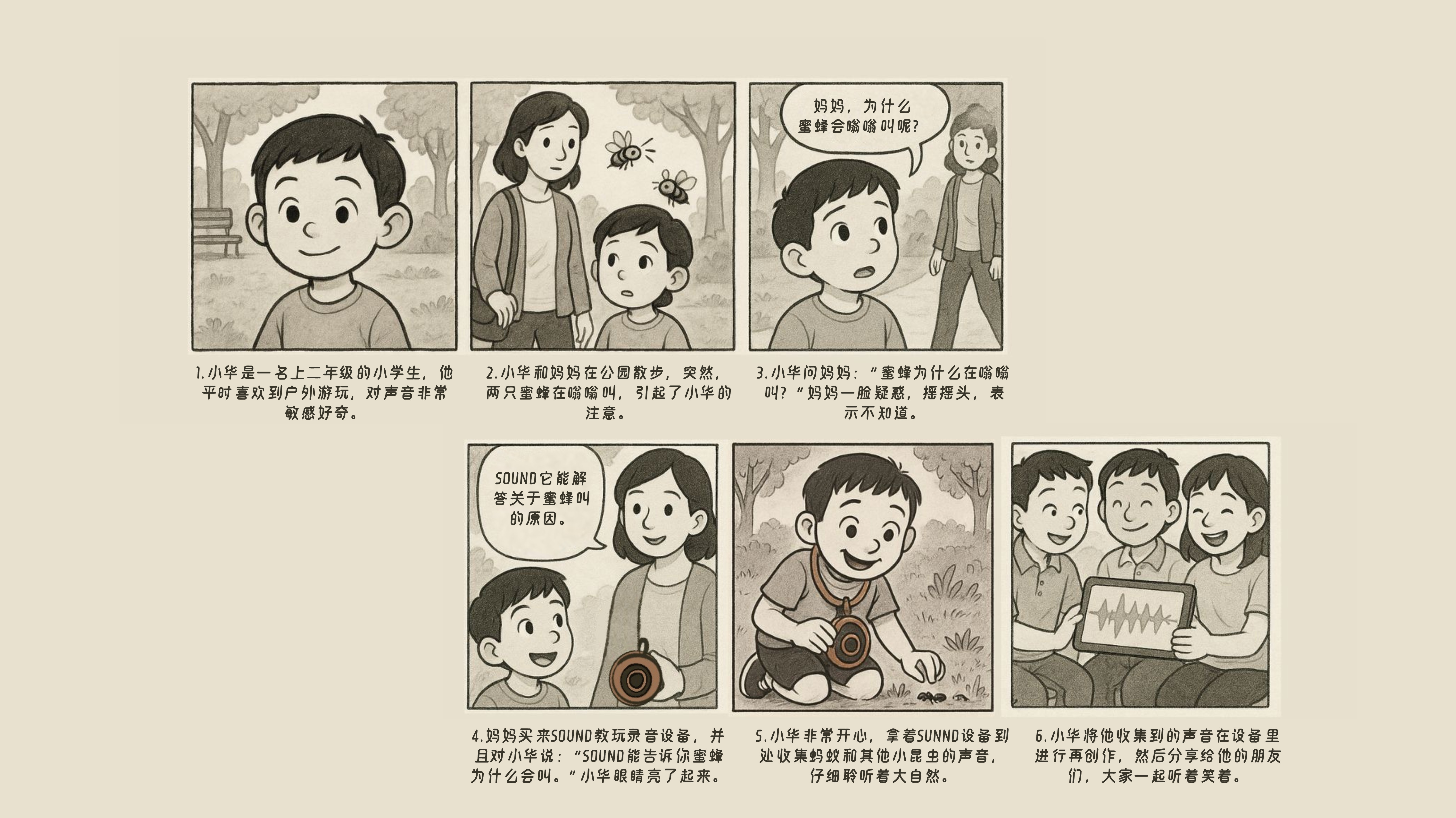 pre-school education，Teaching to play one design，auditory dominant，natural education，Recording Collection and Creation，Teaching assistance for school-age children，Voice recognition，AI intelligence，