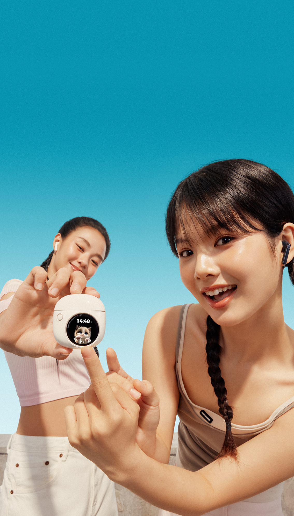 headset，Retro，flowers again，