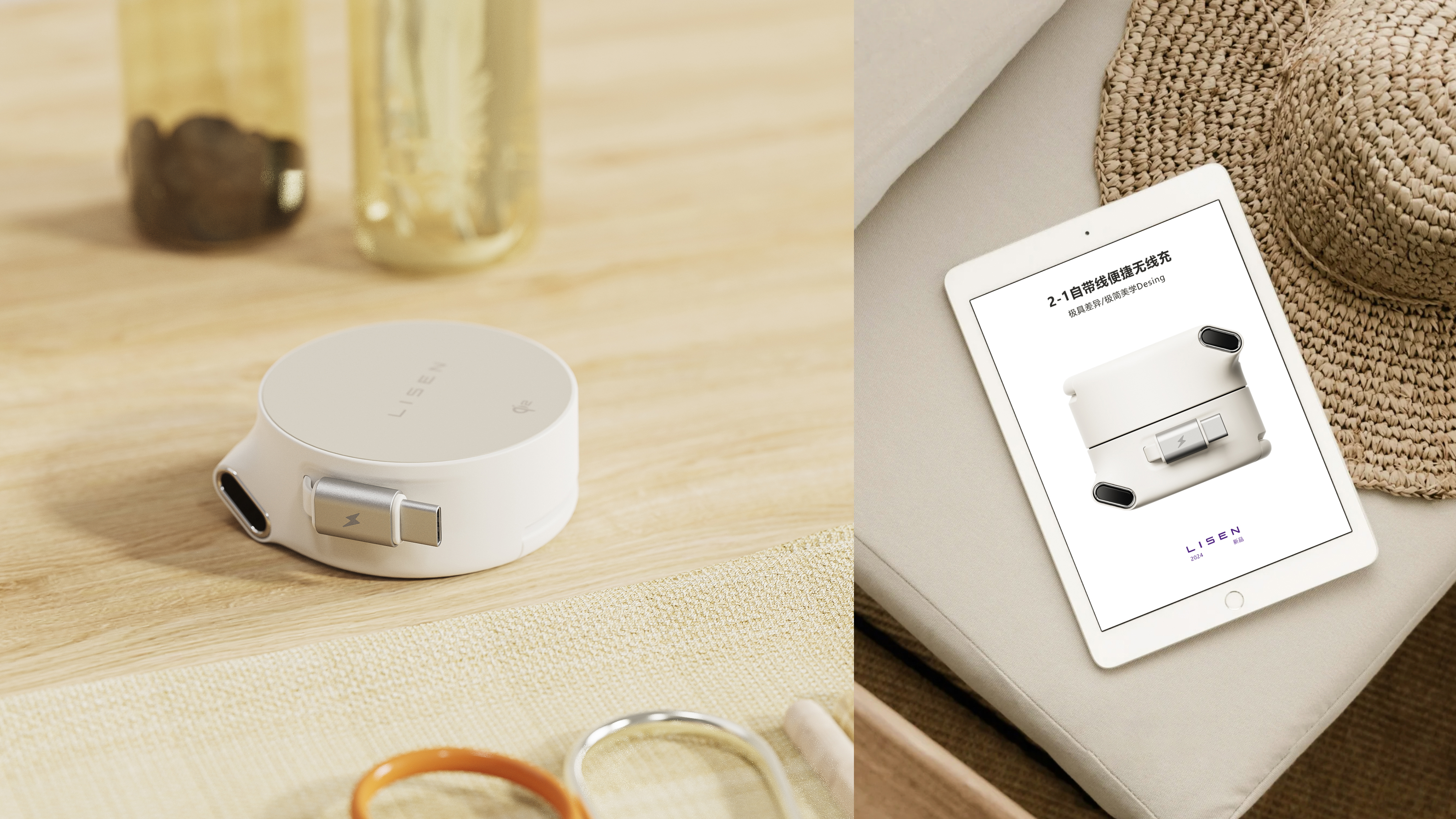 Wireless charging，Mobile wireless charging，Watch wireless charging，Magnetic suction wireless charging，flexible wire，3C digital products，Mobile phone peripheral，Mobile Accessories，