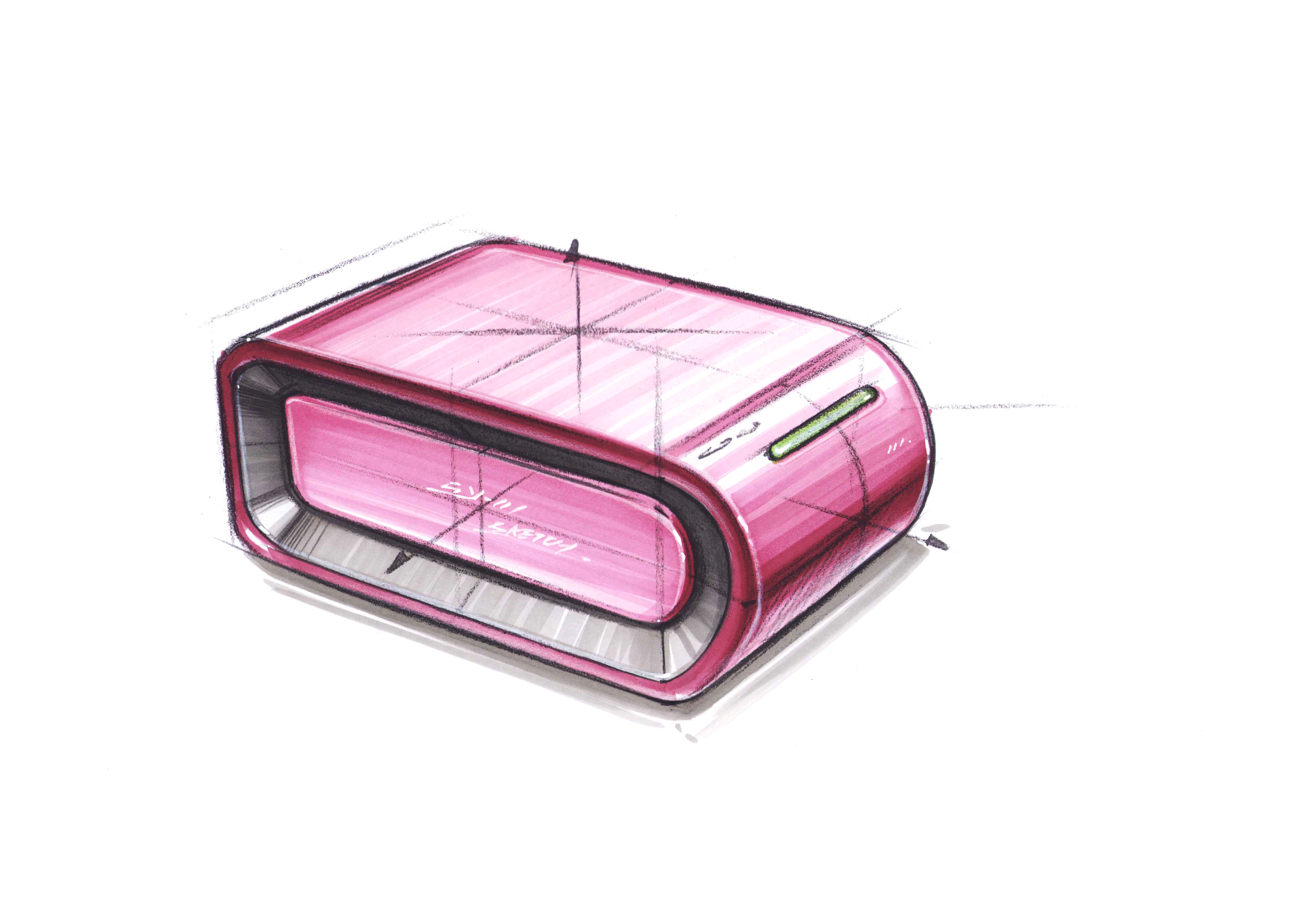 Marker hand drawn，Hand drawn product design，Hand drawn industrial design，product design，industrial design，