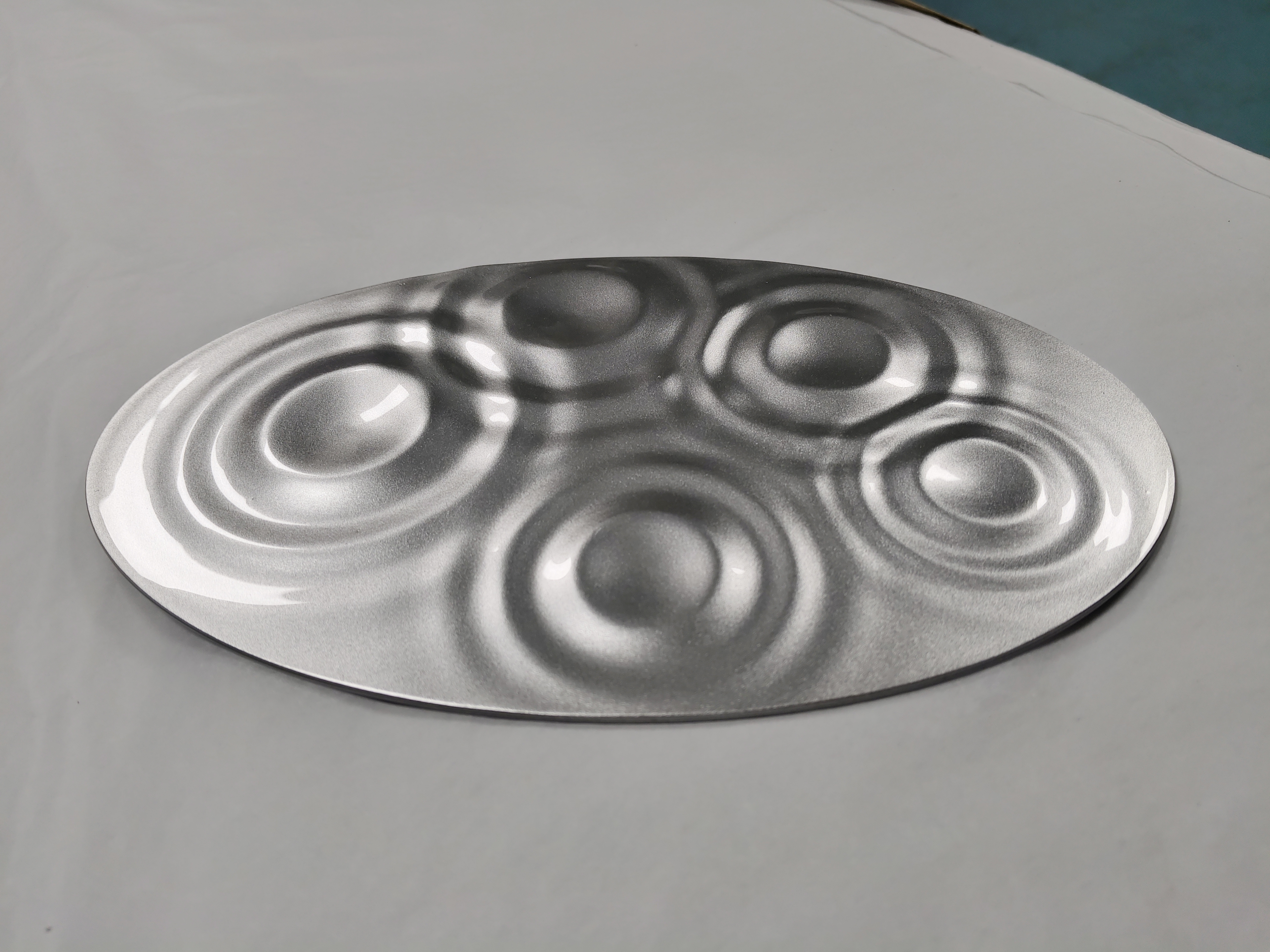 3D printing, polishing oil injection, skin feeling oil，