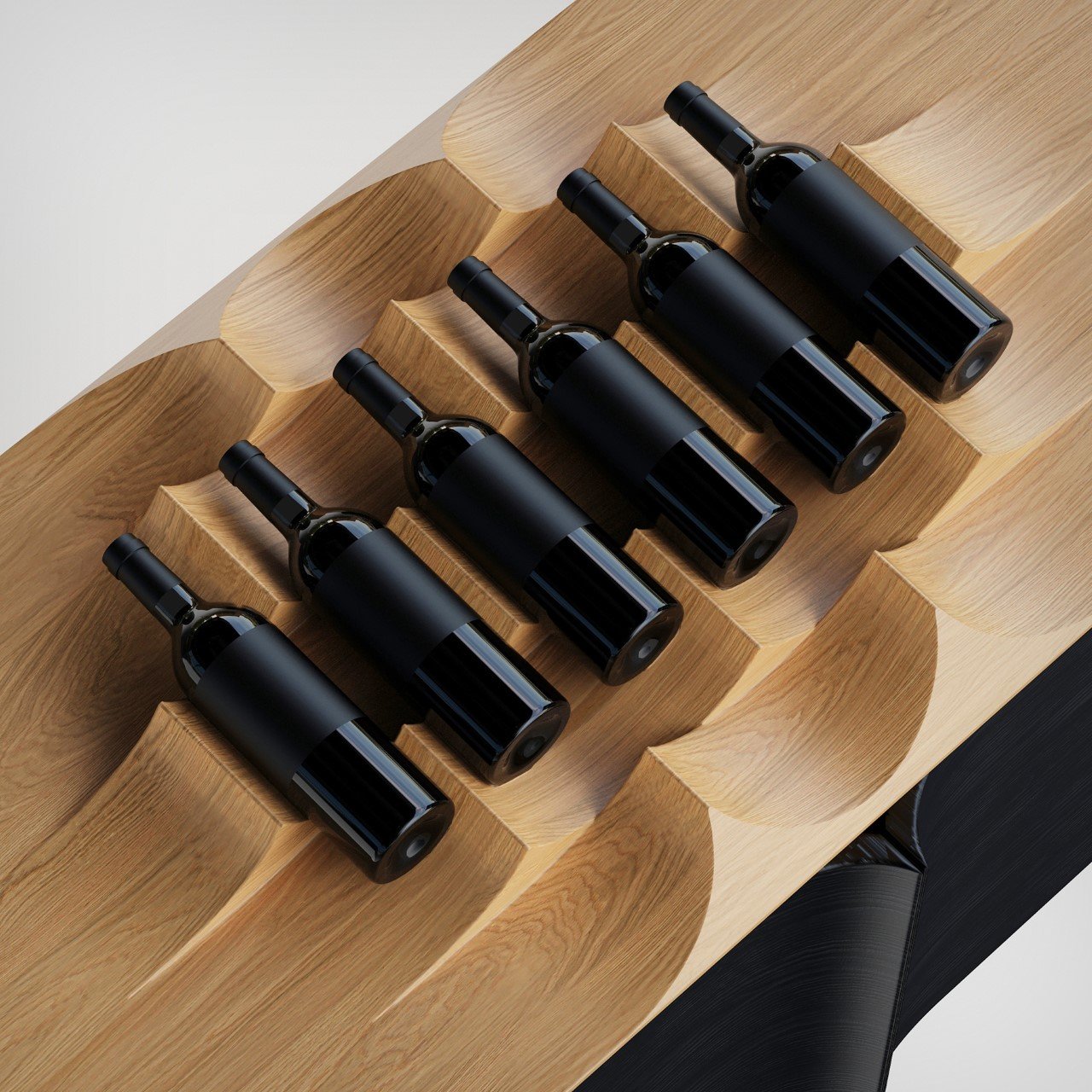 Brazil，dune inspiration，One-piece carving，Constant temperature wine barn，