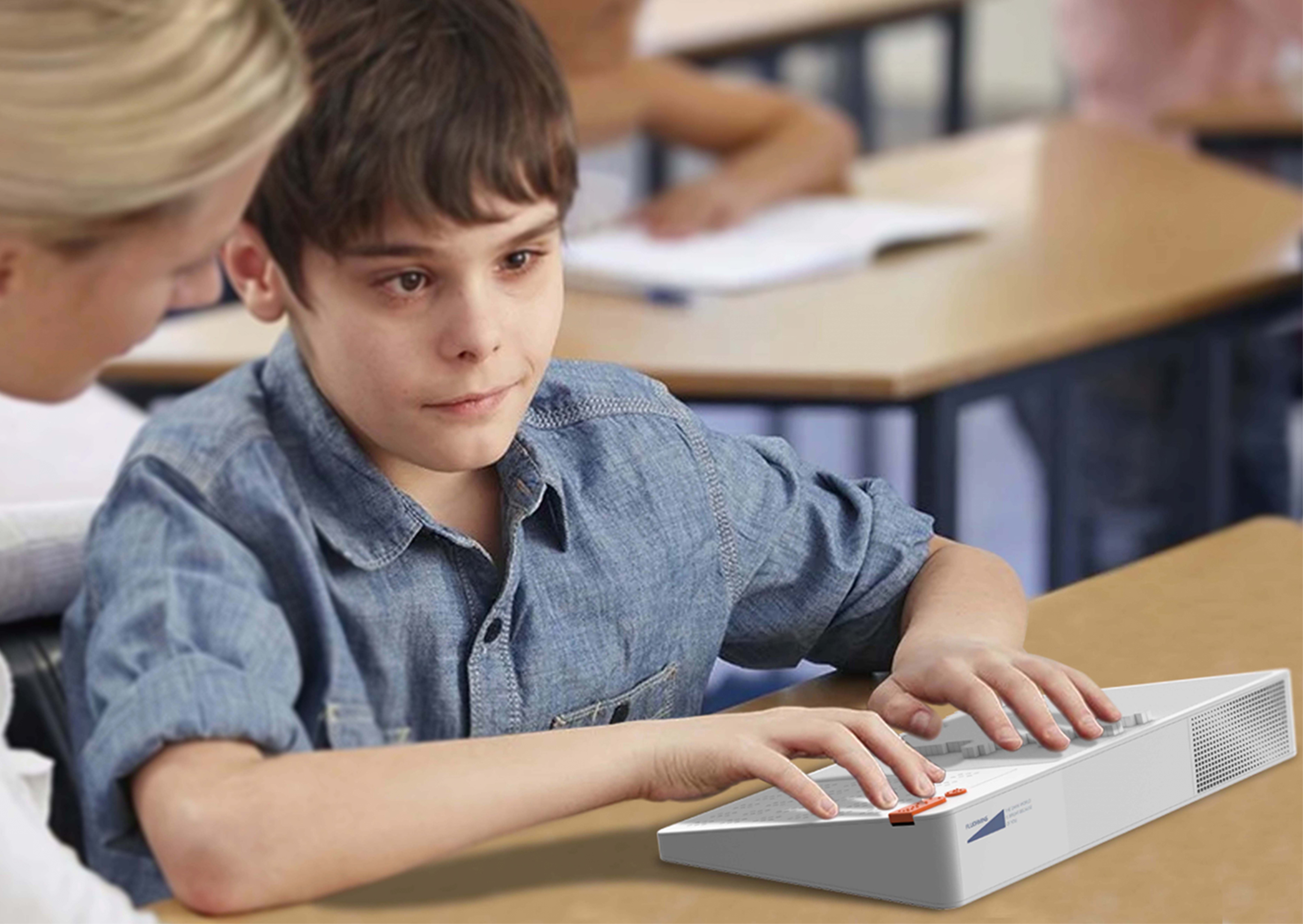 Educational products，blind，quality education，