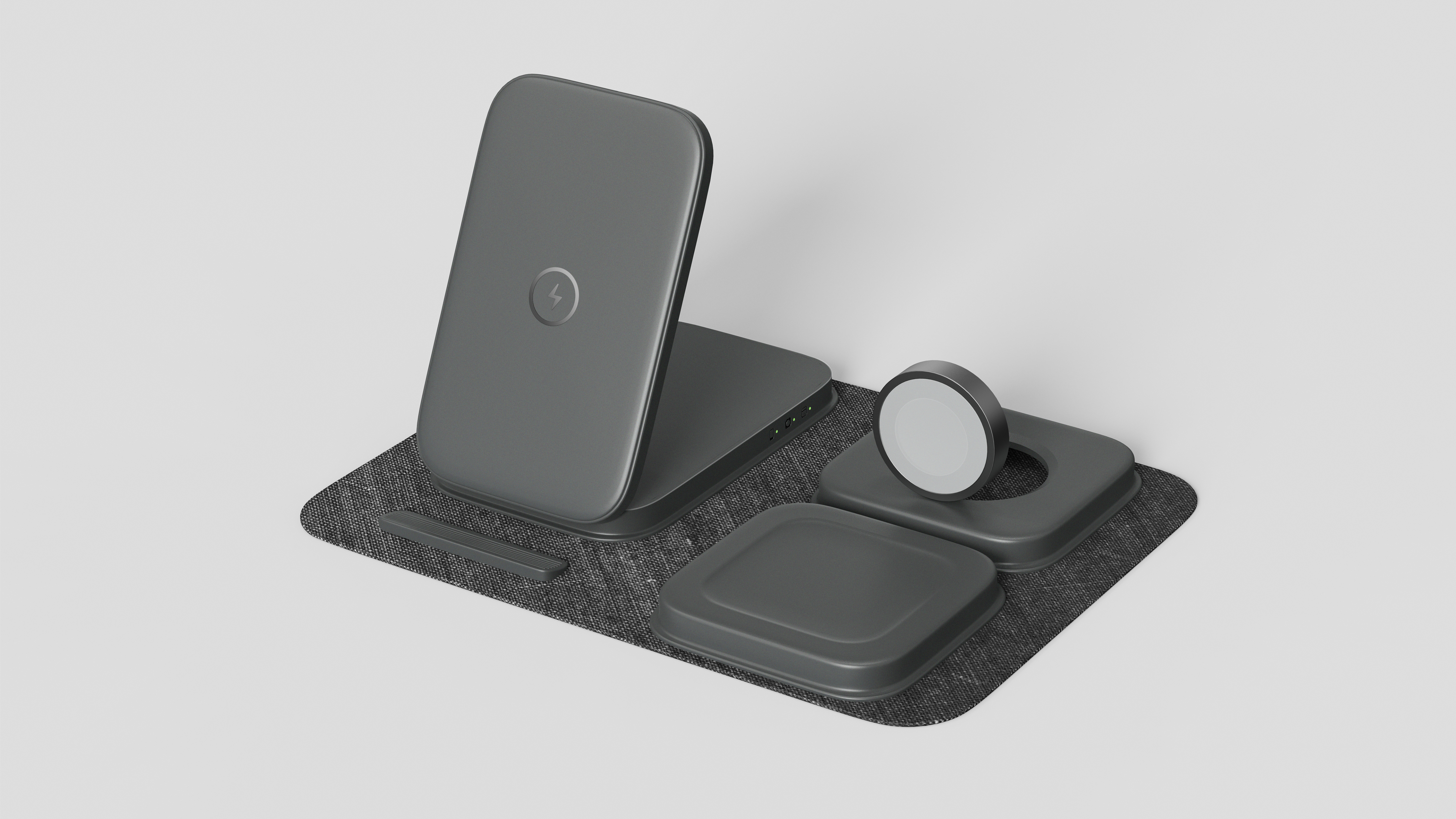 Three in one wireless charging，Wireless charging，product design，