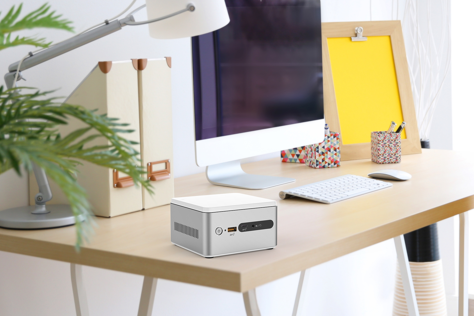 Mini，computer，work，