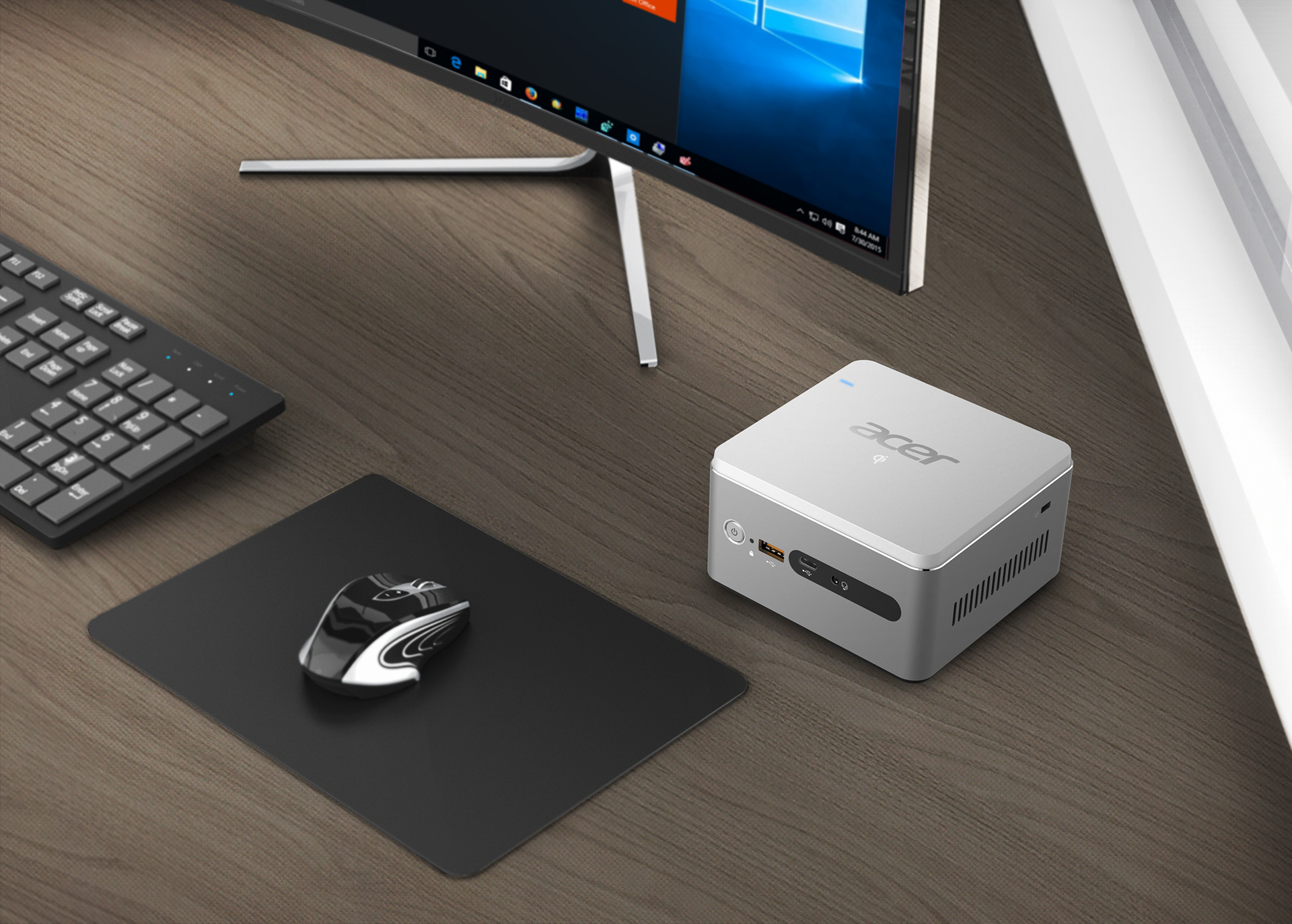 Mini，computer，work，