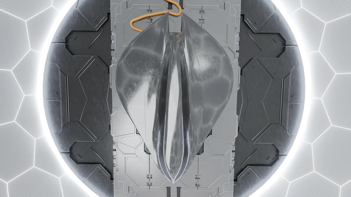 Game model，spacecraft，EOPN - Test RS，3D modeling，