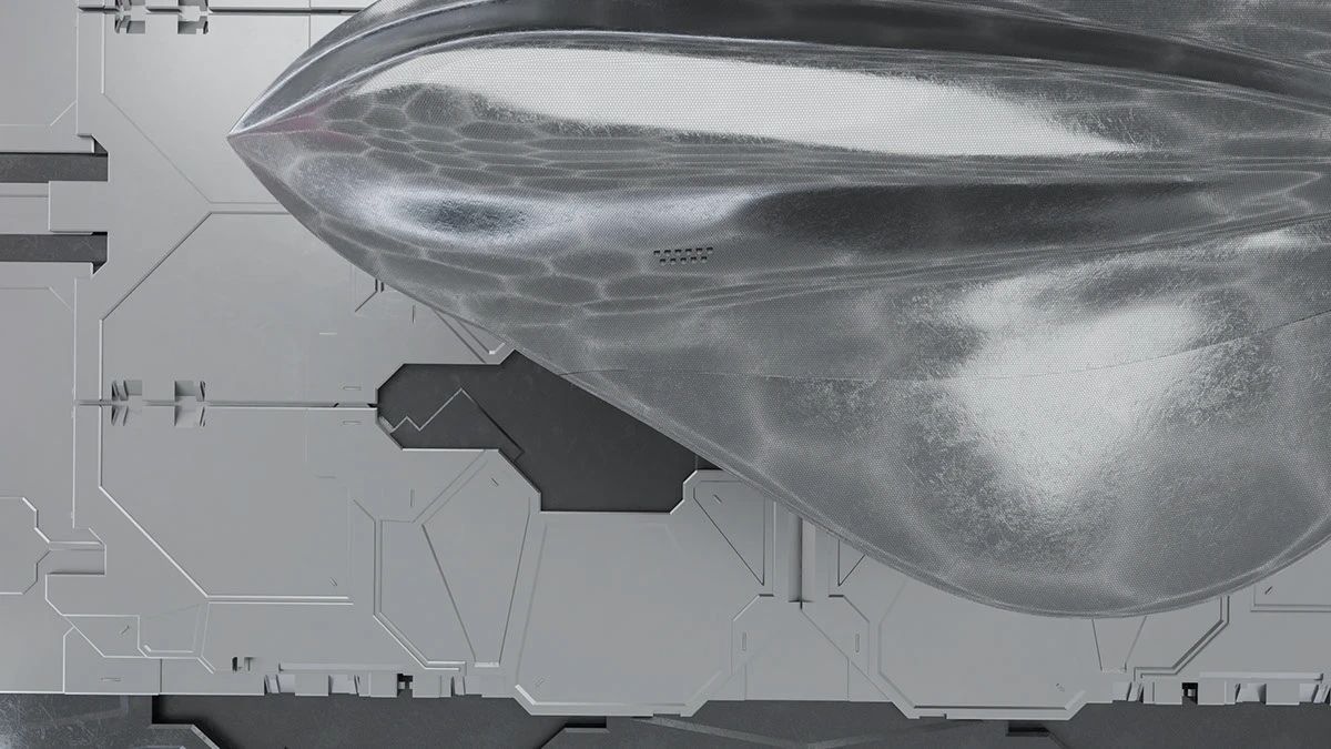 Game model，spacecraft，EOPN - Test RS，3D modeling，