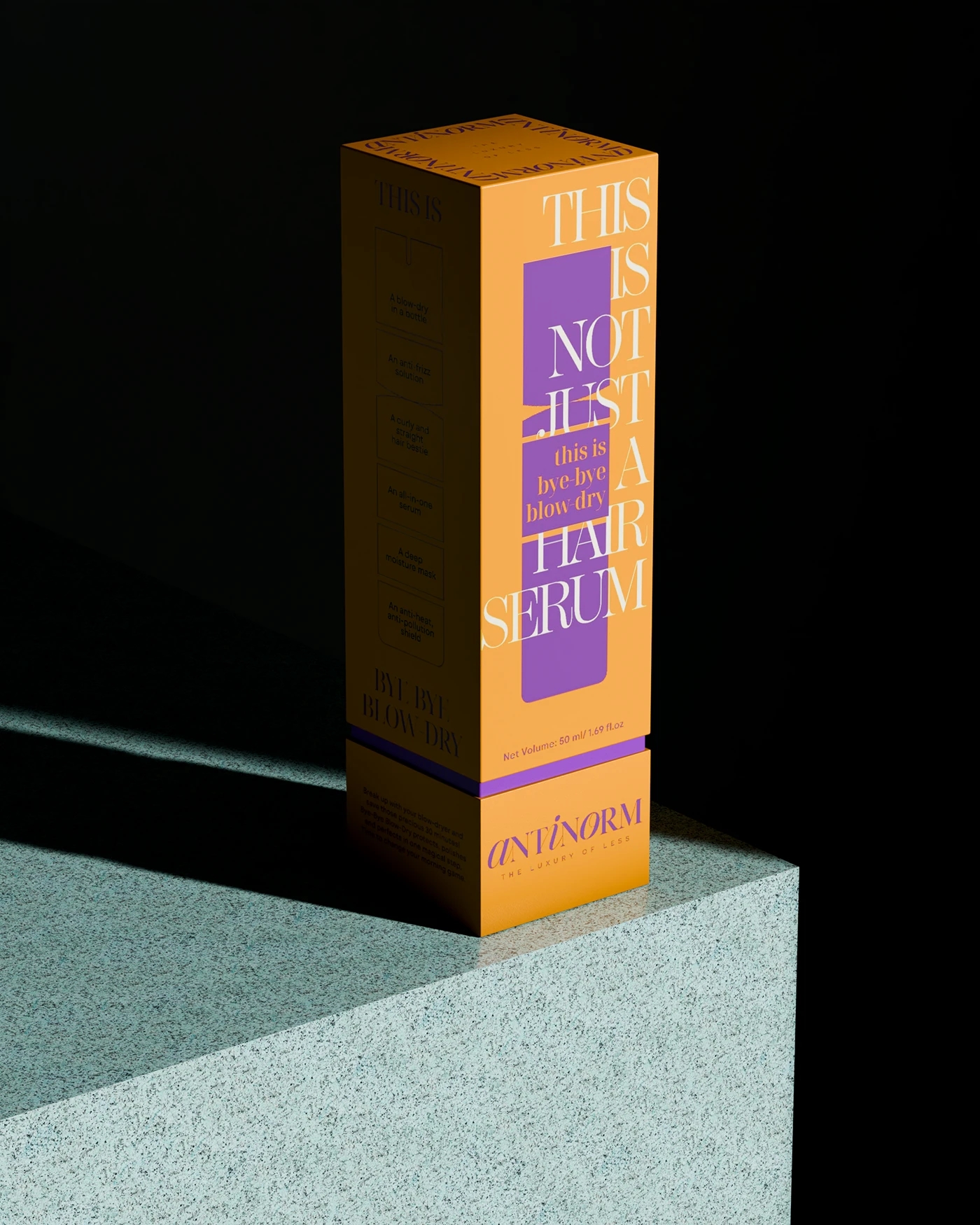 Antinorm，Hairdressing products，Hair Essence，packing design，